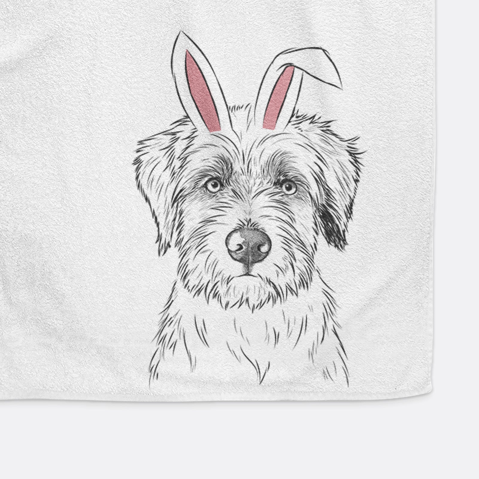 Marek the Bernedoodle Decorative Hand Towel