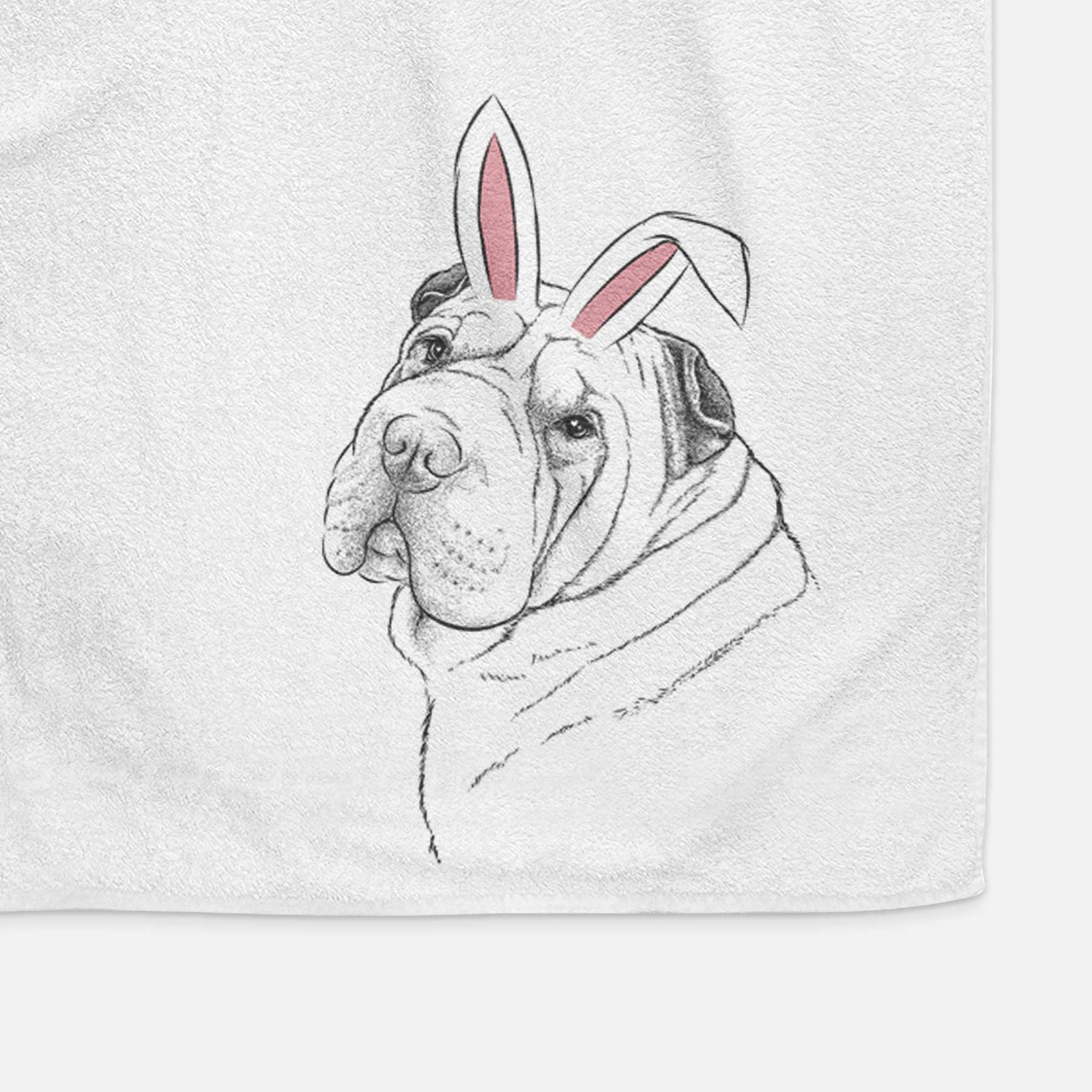 Maximus the Shar Pei Decorative Hand Towel