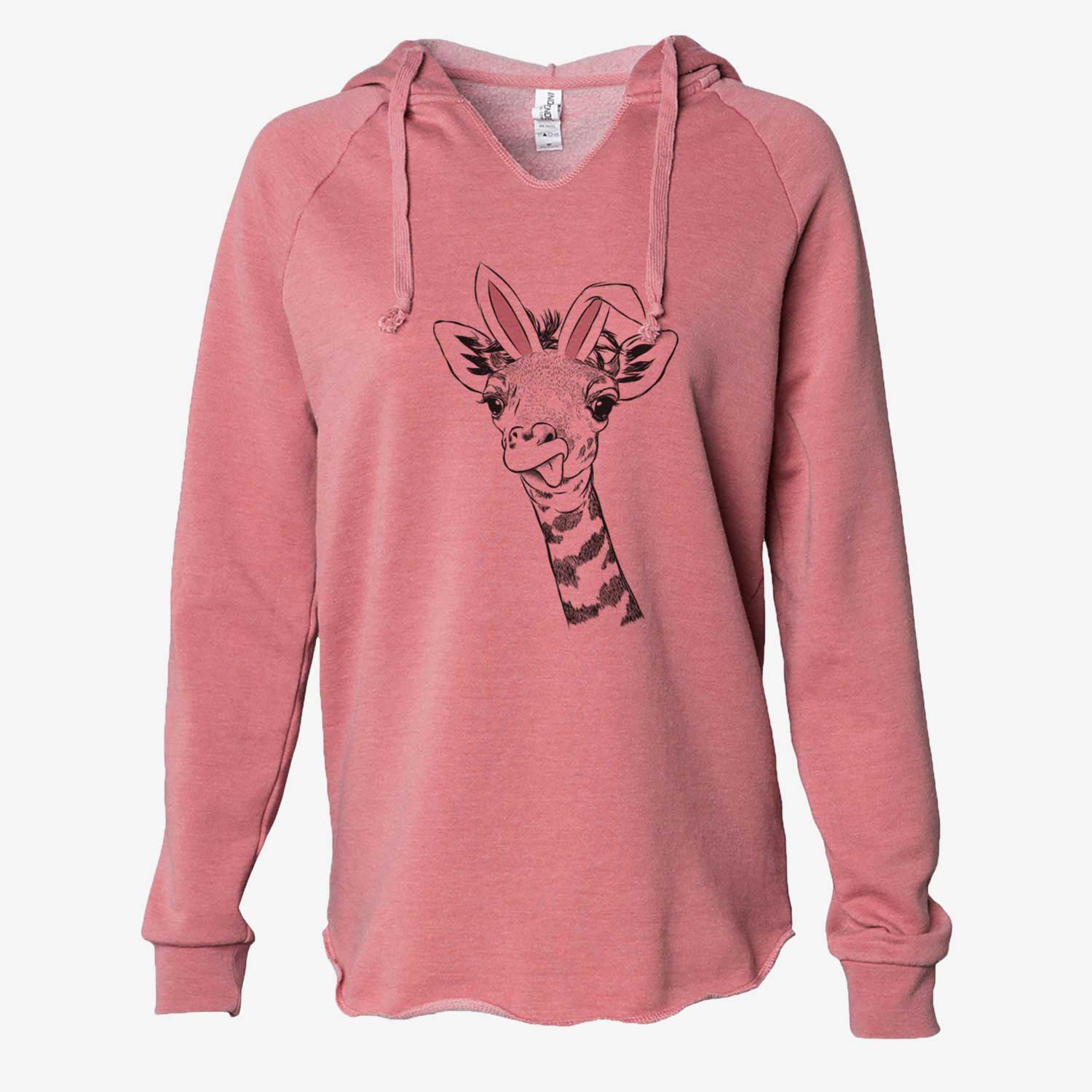 Easter Mel the Baby Giraffe - Cali Wave Hooded Sweatshirt