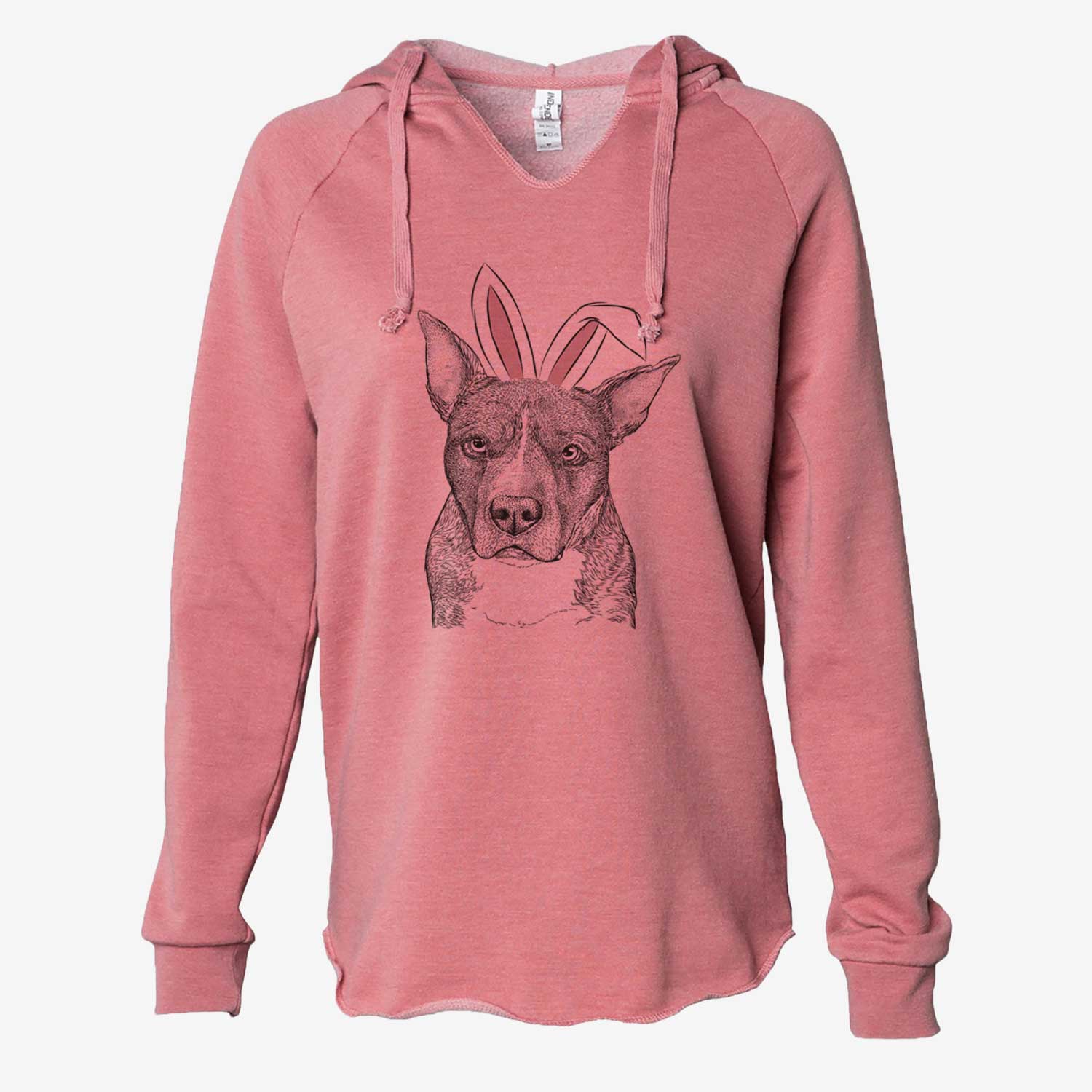 Easter Mercy the Pitbull - Cali Wave Hooded Sweatshirt