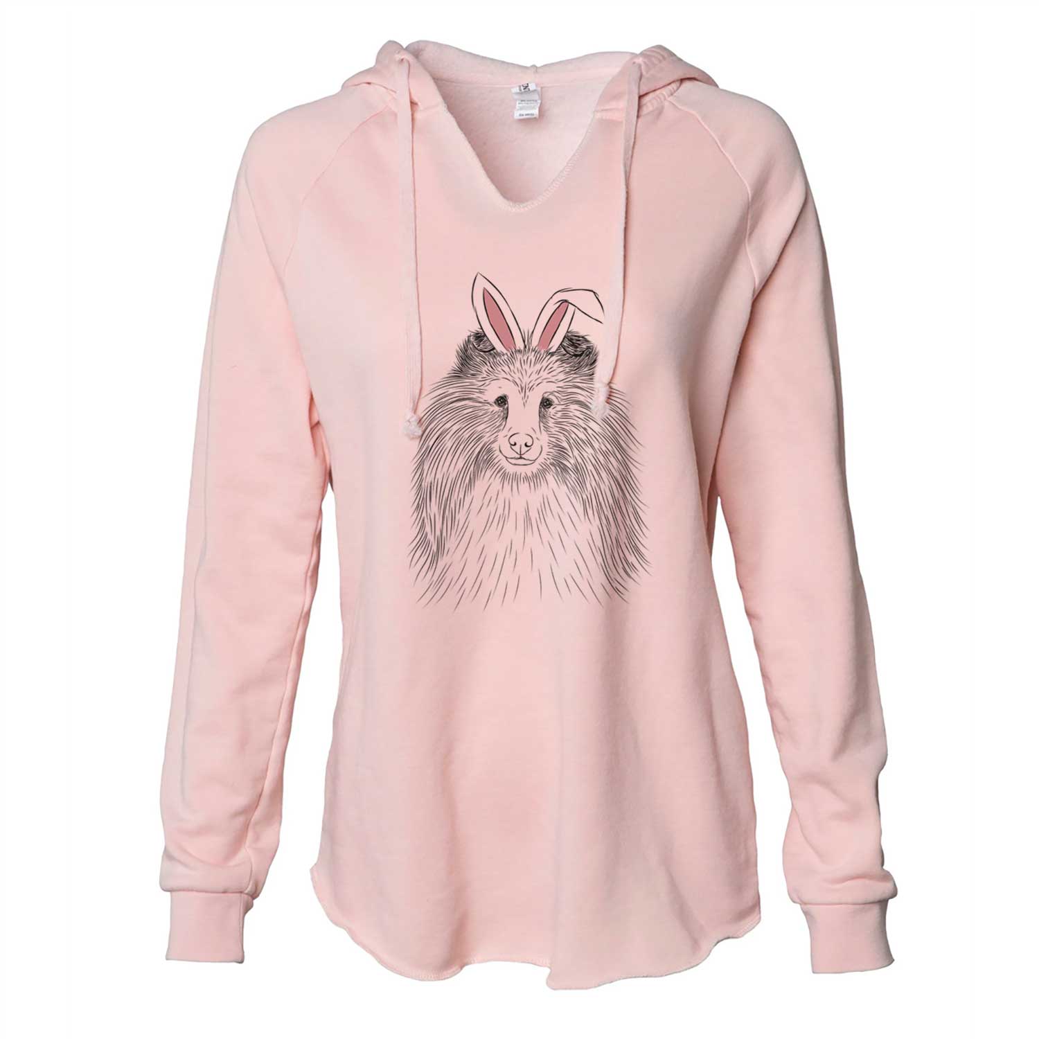 Easter Moxie the Shetland Sheepdog - Cali Wave Hooded Sweatshirt