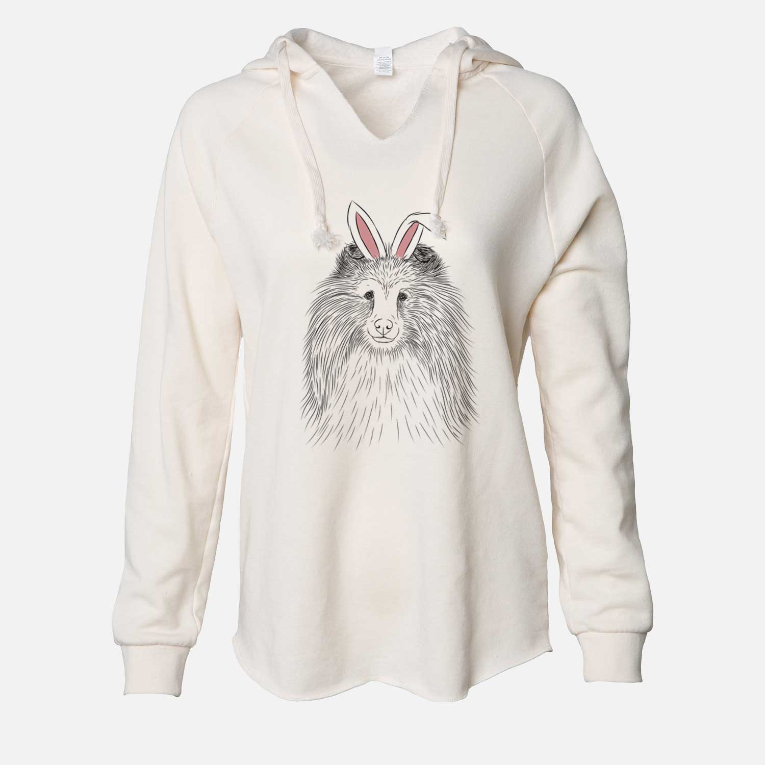 Easter Moxie the Shetland Sheepdog - Cali Wave Hooded Sweatshirt