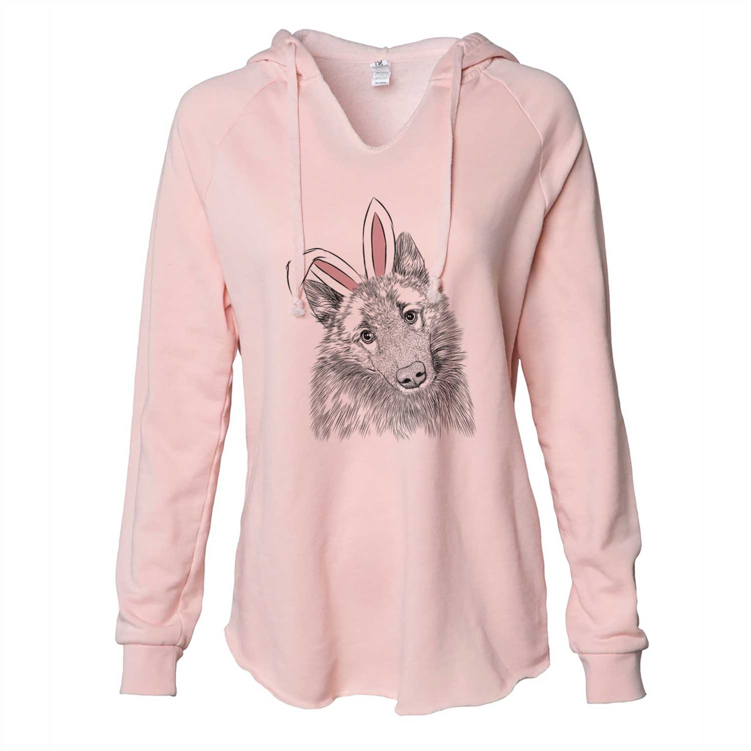 Easter Mr. Maverick the Keeshond - Cali Wave Hooded Sweatshirt