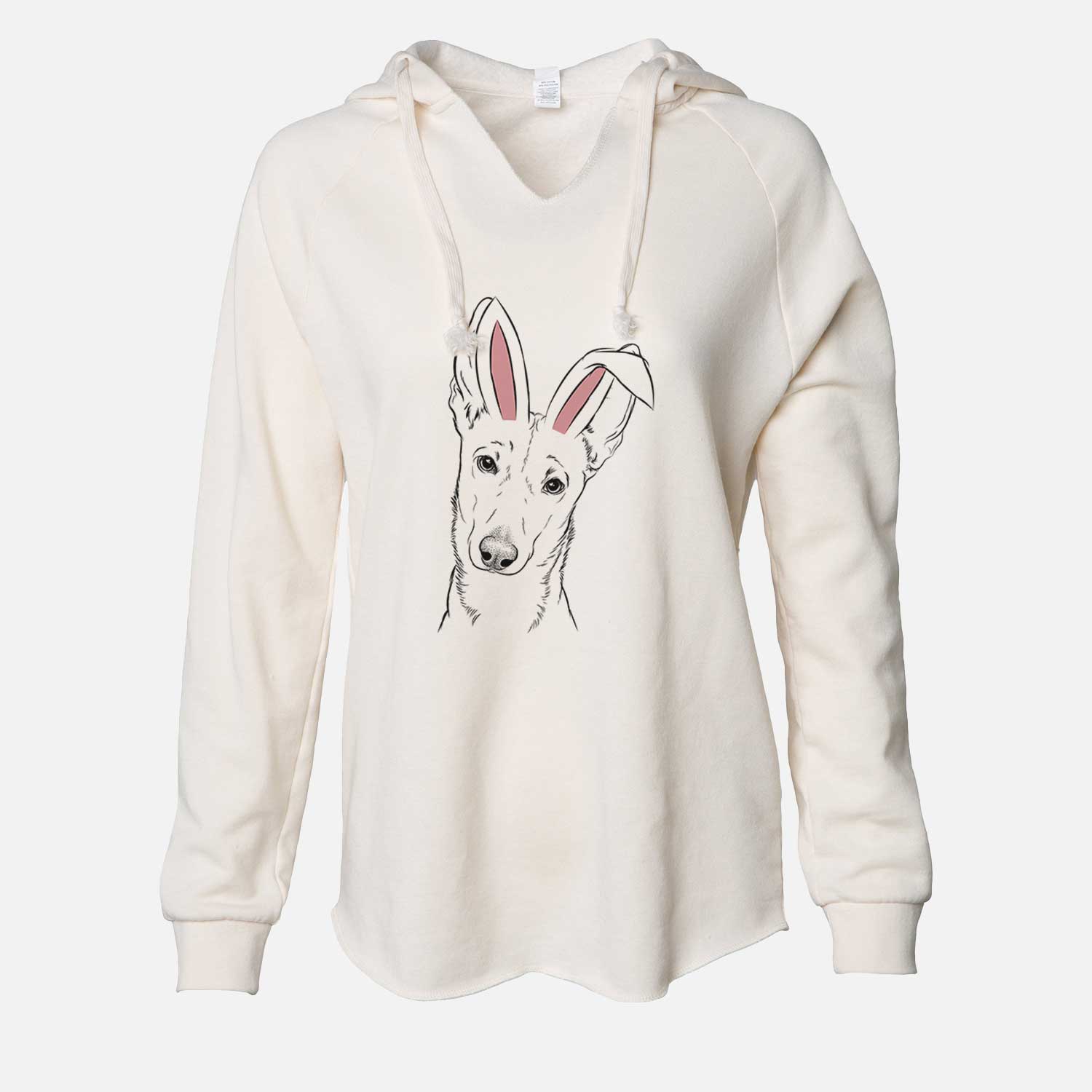 Easter Nala the Carolina Dog - Cali Wave Hooded Sweatshirt