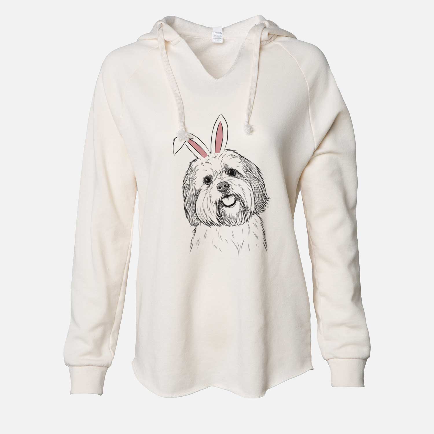 Easter Nikka the Lowchen - Cali Wave Hooded Sweatshirt