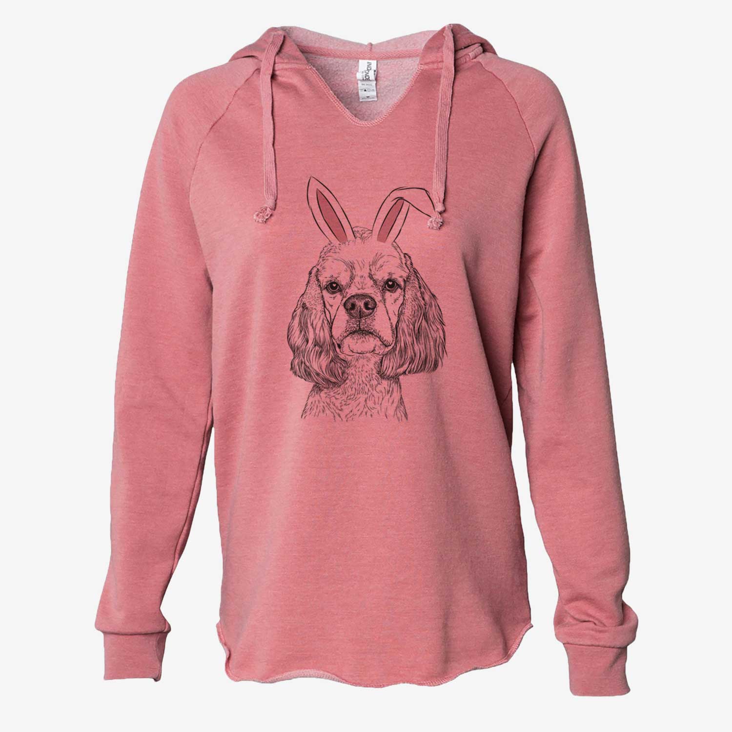 Easter Oakley the American Cocker Spaniel - Cali Wave Hooded Sweatshirt