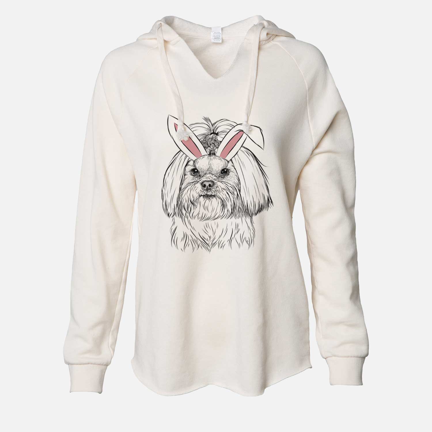 Easter Olga the Shih Tzu - Cali Wave Hooded Sweatshirt