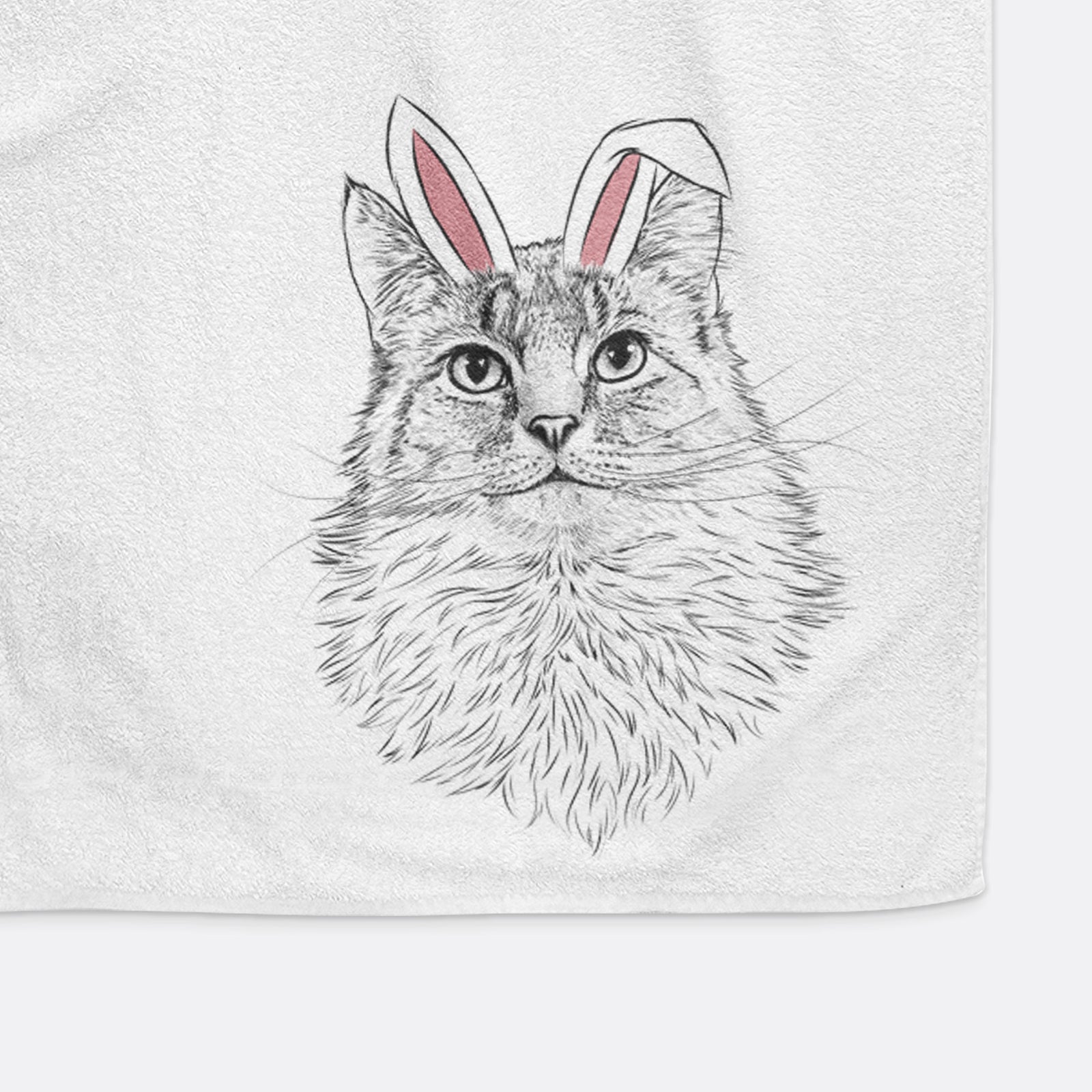 Olive the Cat Decorative Hand Towel