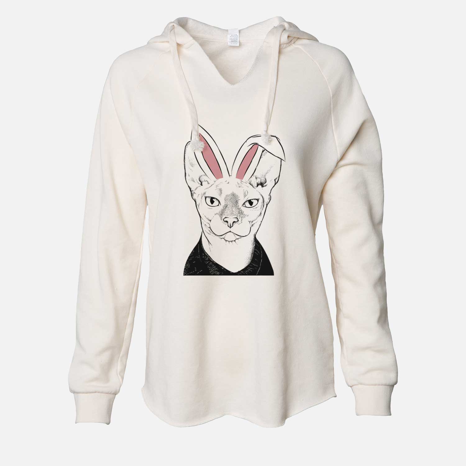 Easter Oliver Watson the Sphynx Cat - Cali Wave Hooded Sweatshirt