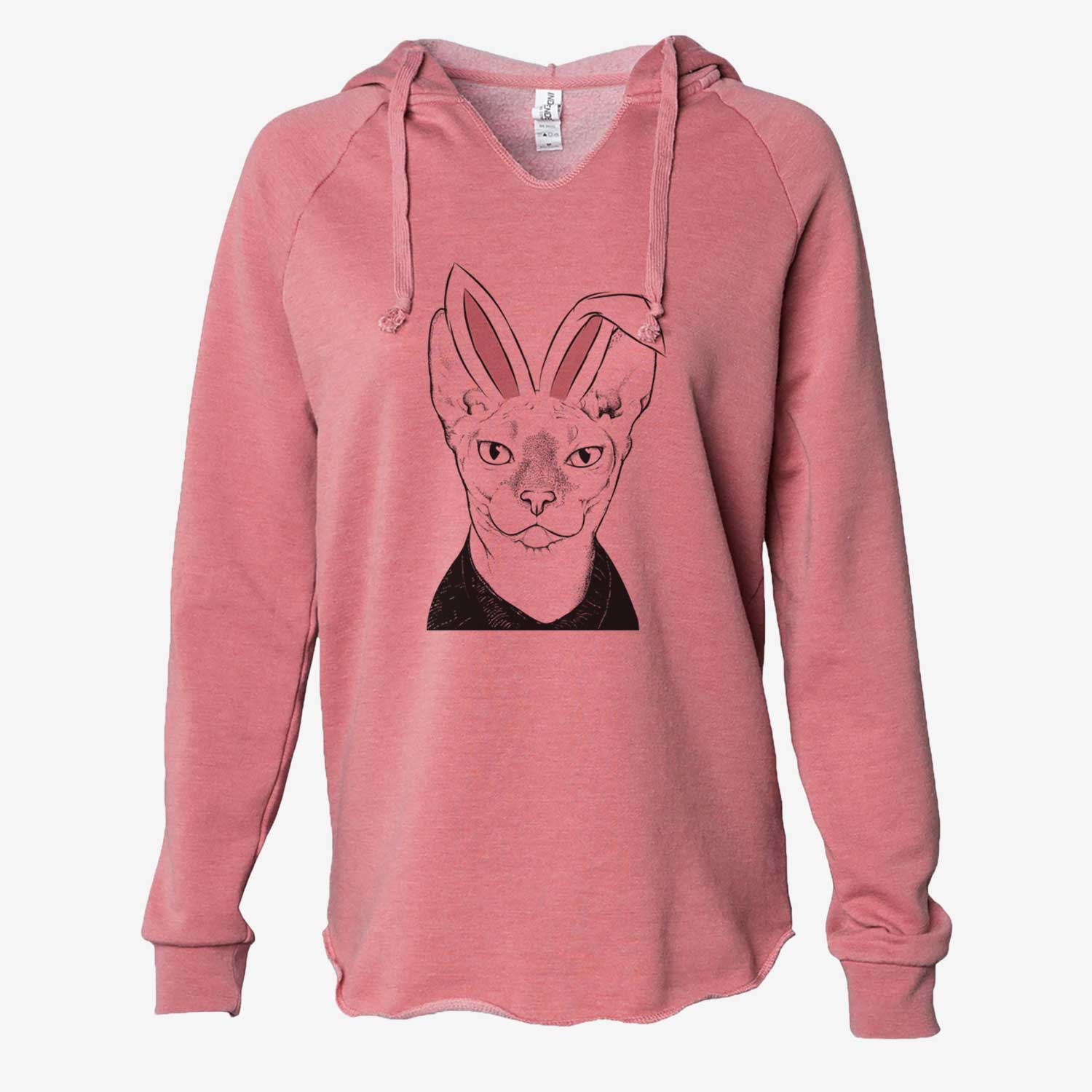 Easter Oliver Watson the Sphynx Cat - Cali Wave Hooded Sweatshirt
