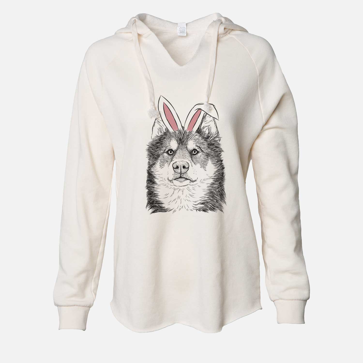 Easter Oskar the Canadian Eskimo Dog - Cali Wave Hooded Sweatshirt