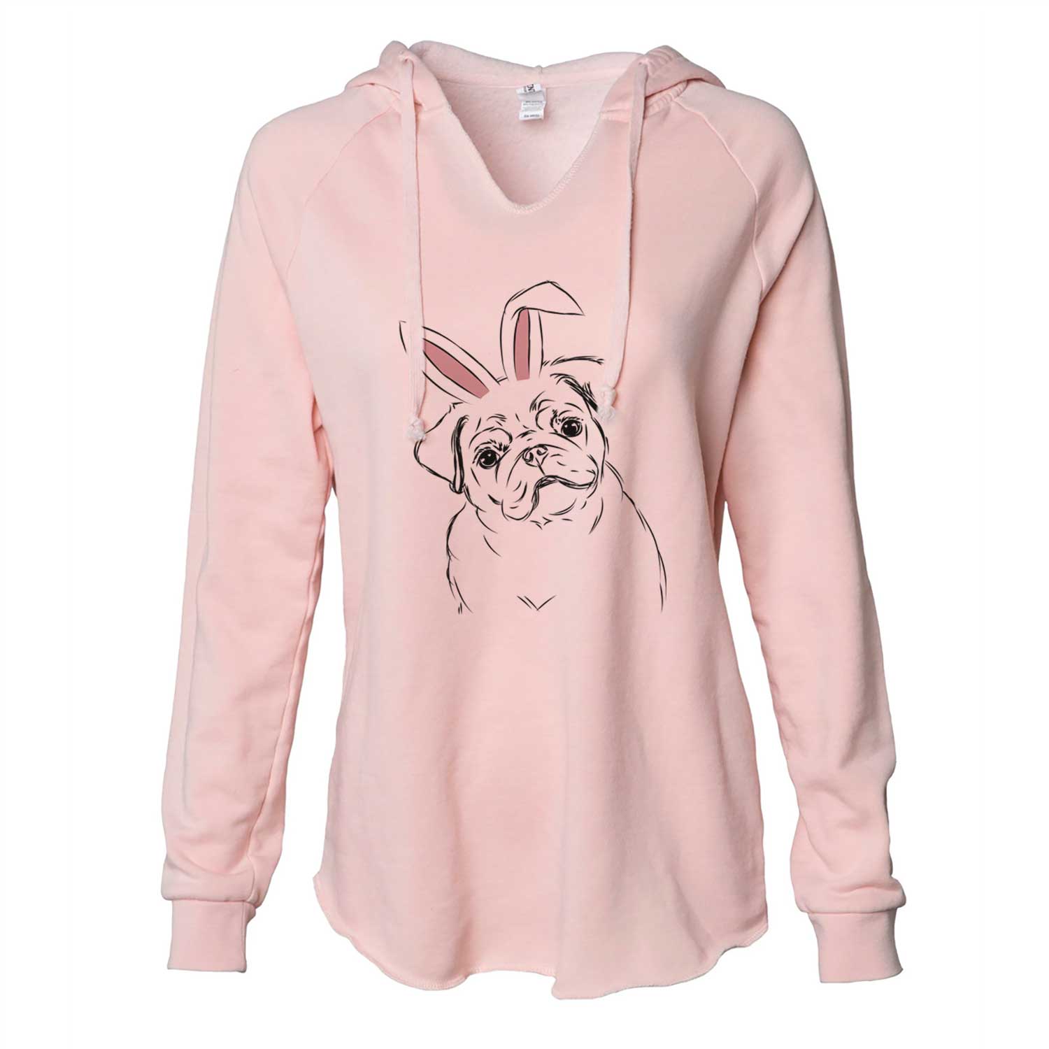 Easter Otis the Pug - Cali Wave Hooded Sweatshirt
