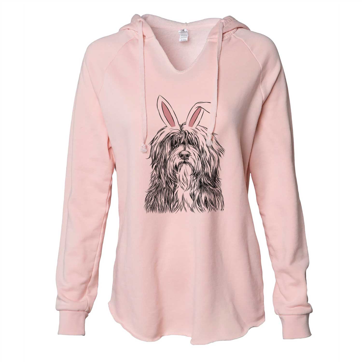 Easter Otto the Polish Lowland Sheepdog - Cali Wave Hooded Sweatshirt