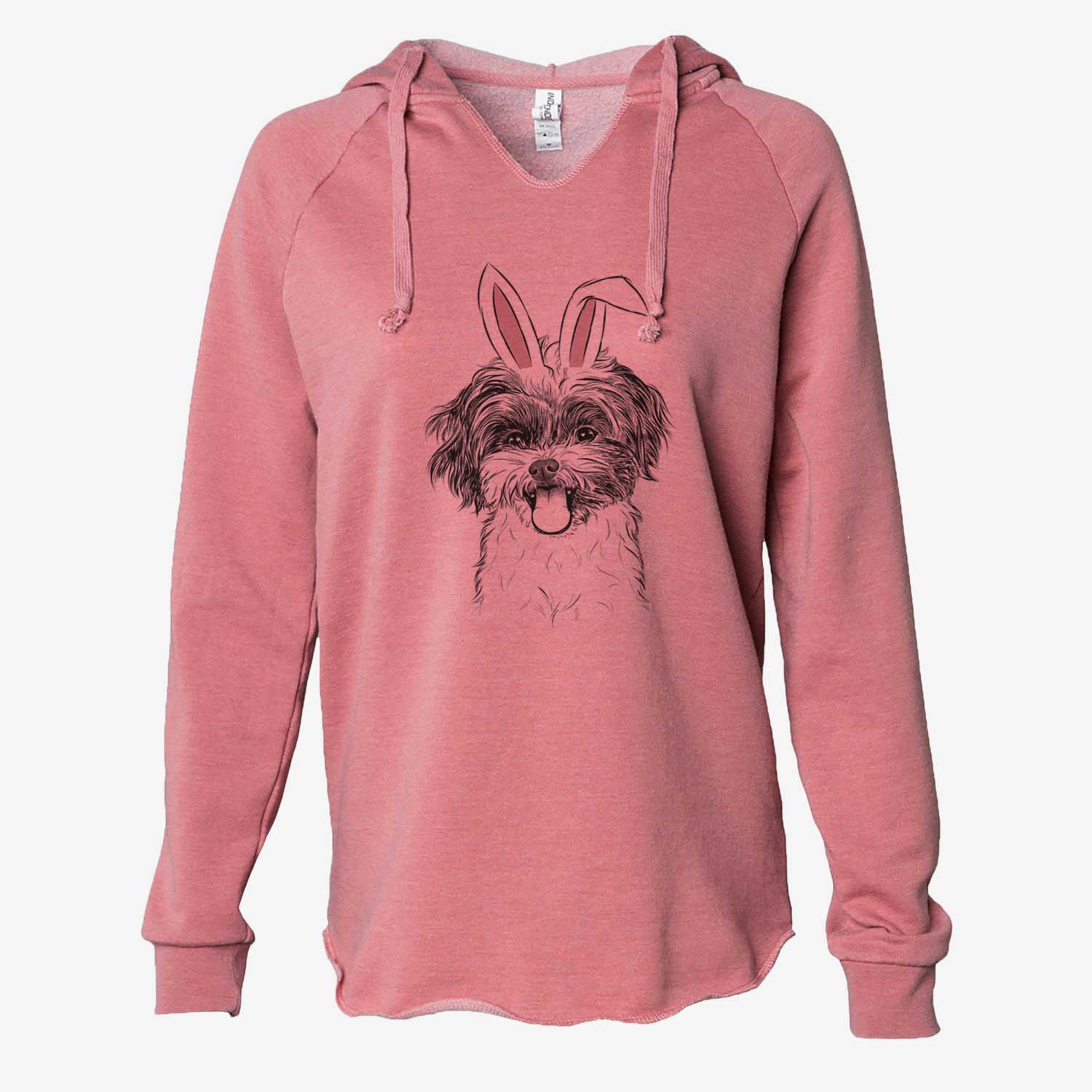 Easter Pepper the Shihpoo - Cali Wave Hooded Sweatshirt