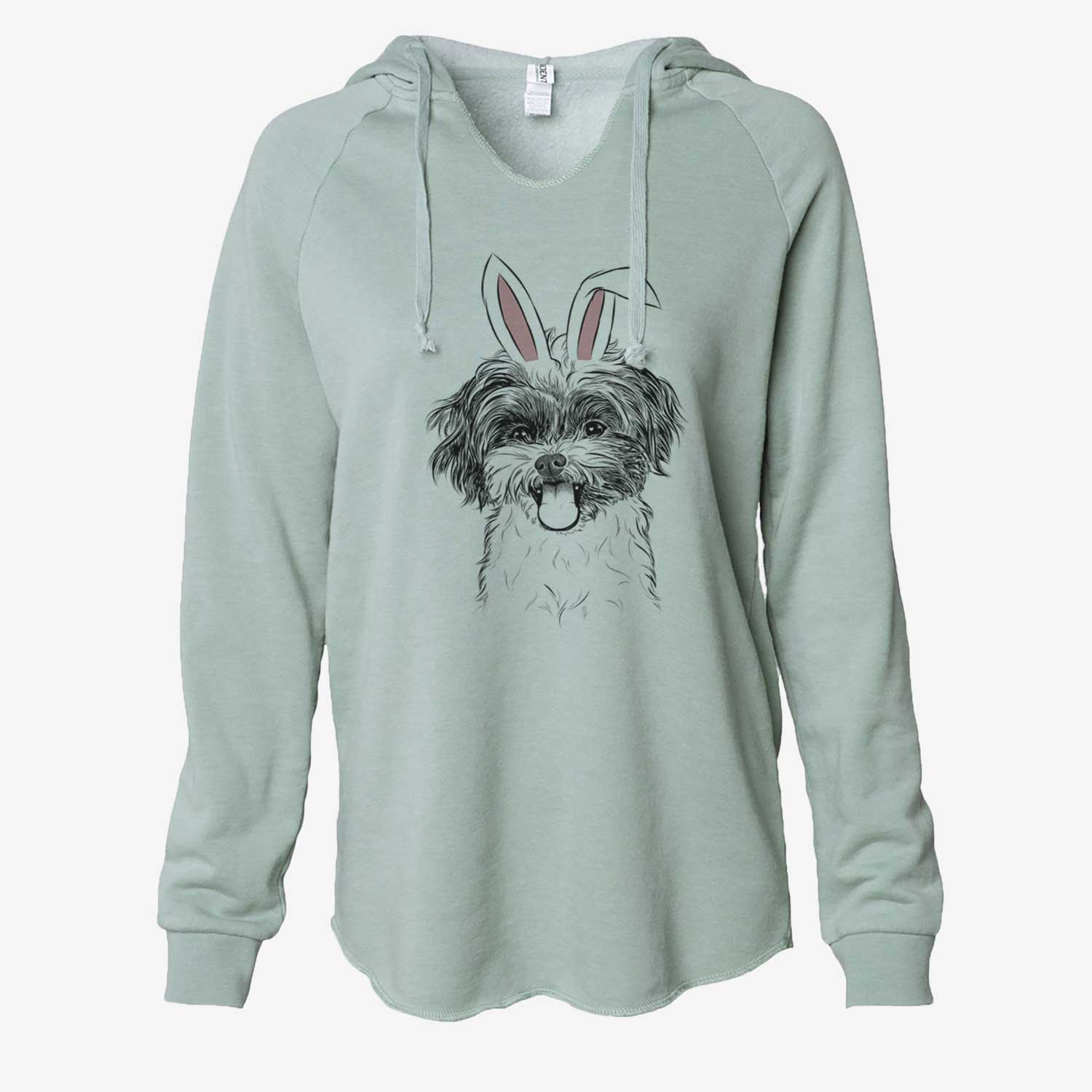 Easter Pepper the Shihpoo - Cali Wave Hooded Sweatshirt