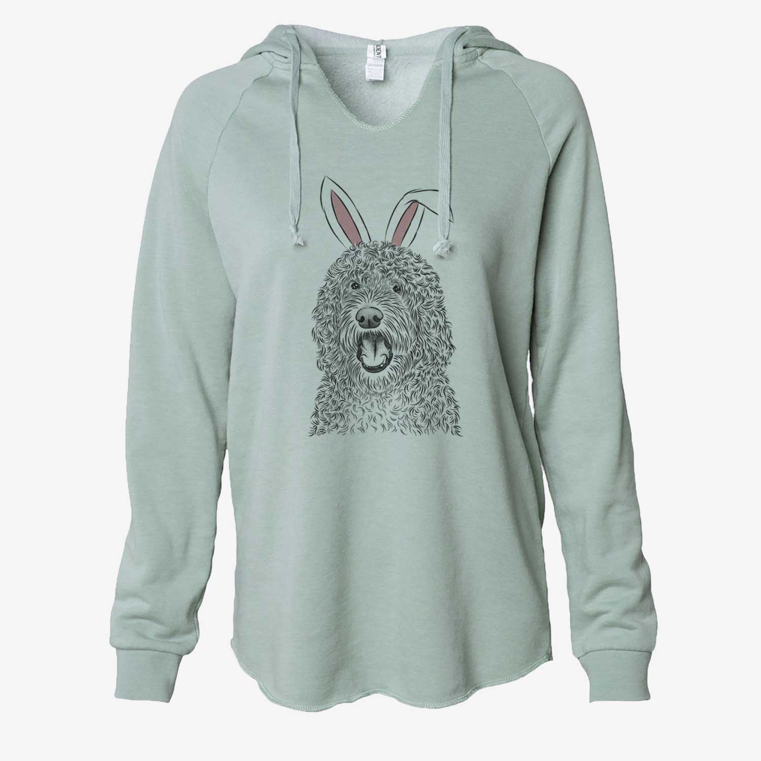 Easter Phillip the Portuguese Water Dog - Cali Wave Hooded Sweatshirt