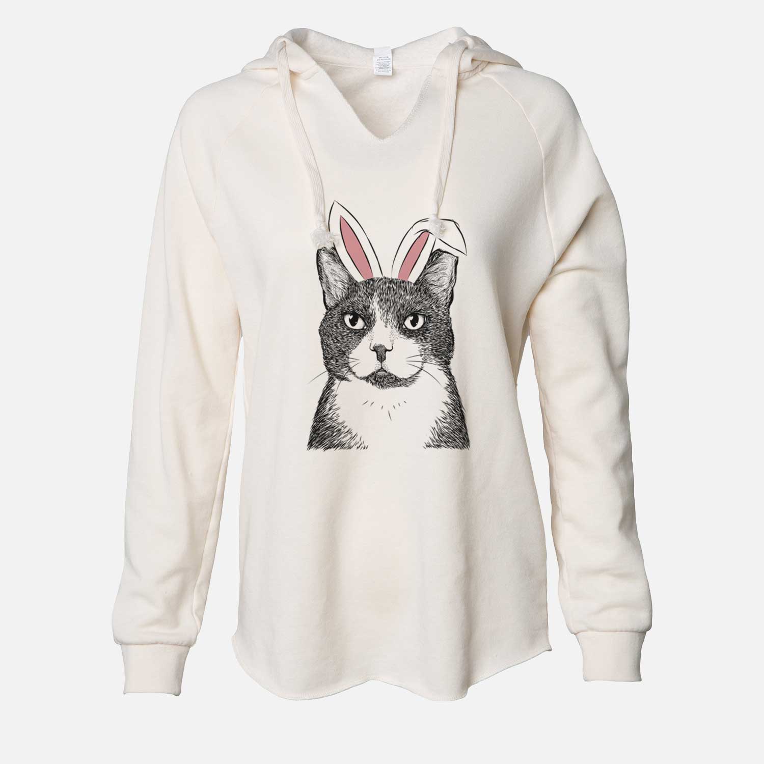 Easter Pinky the Tuxedo Cat - Cali Wave Hooded Sweatshirt