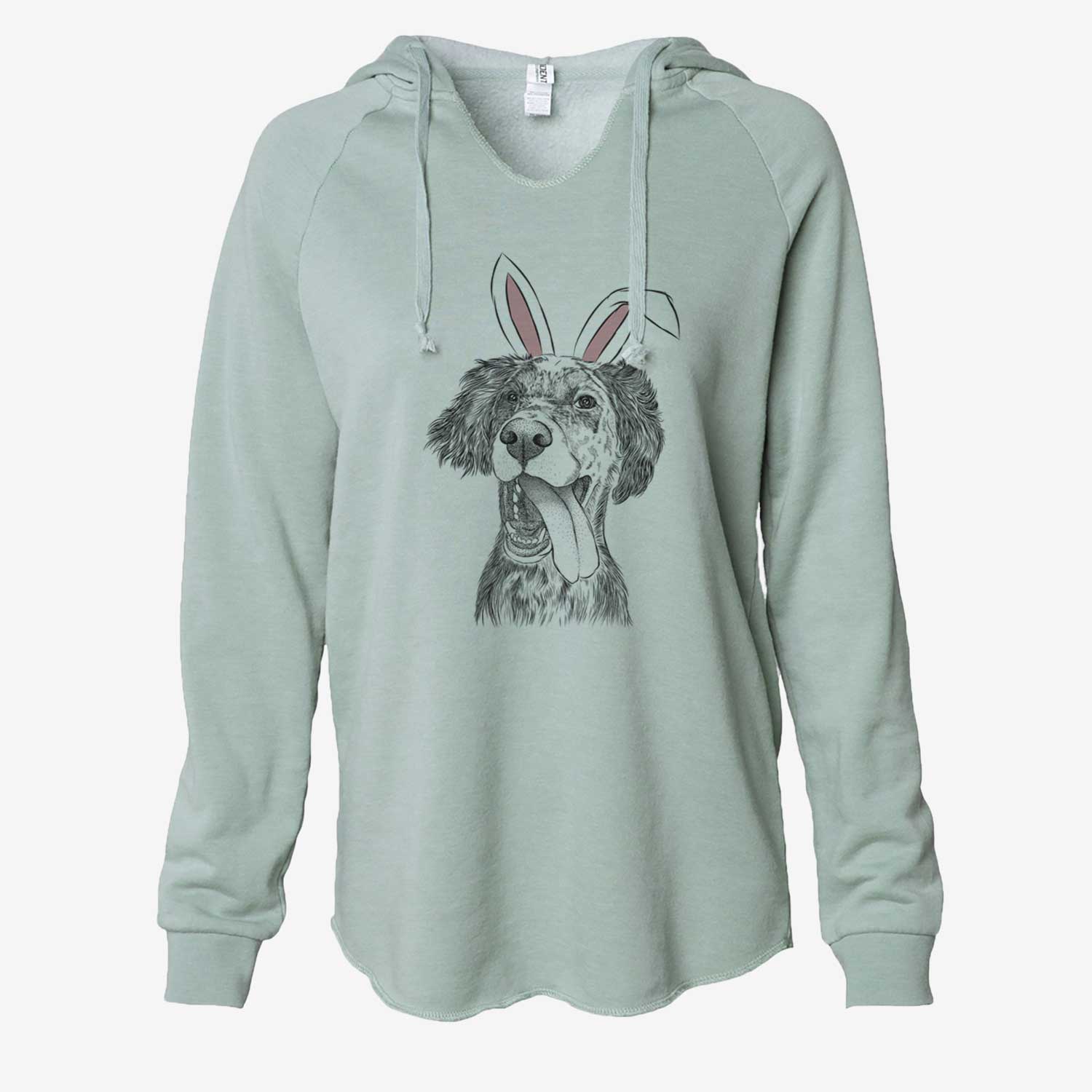 Easter Renly the English Setter - Cali Wave Hooded Sweatshirt