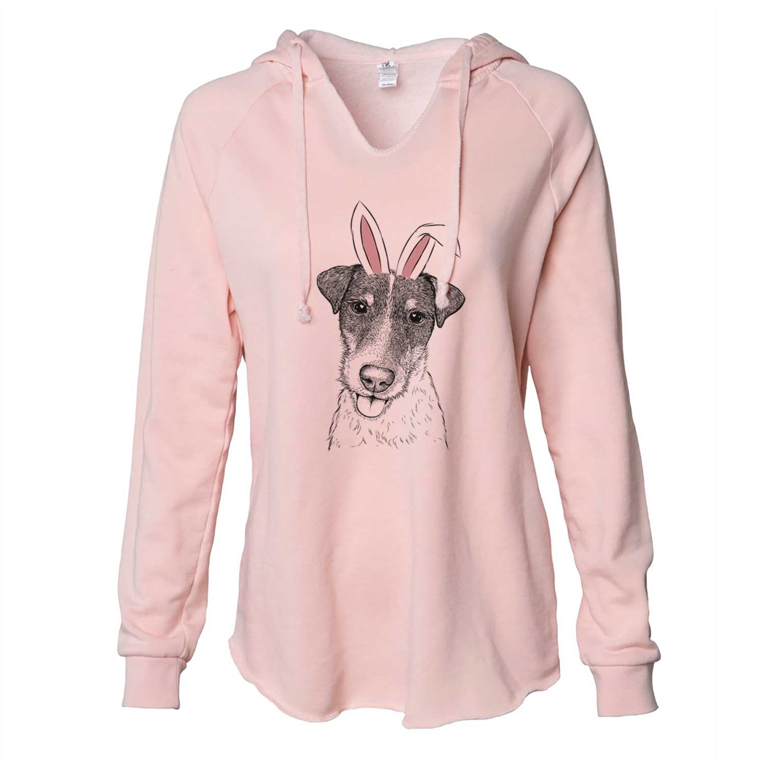 Easter Rider the Parson Russell Terrier - Cali Wave Hooded Sweatshirt