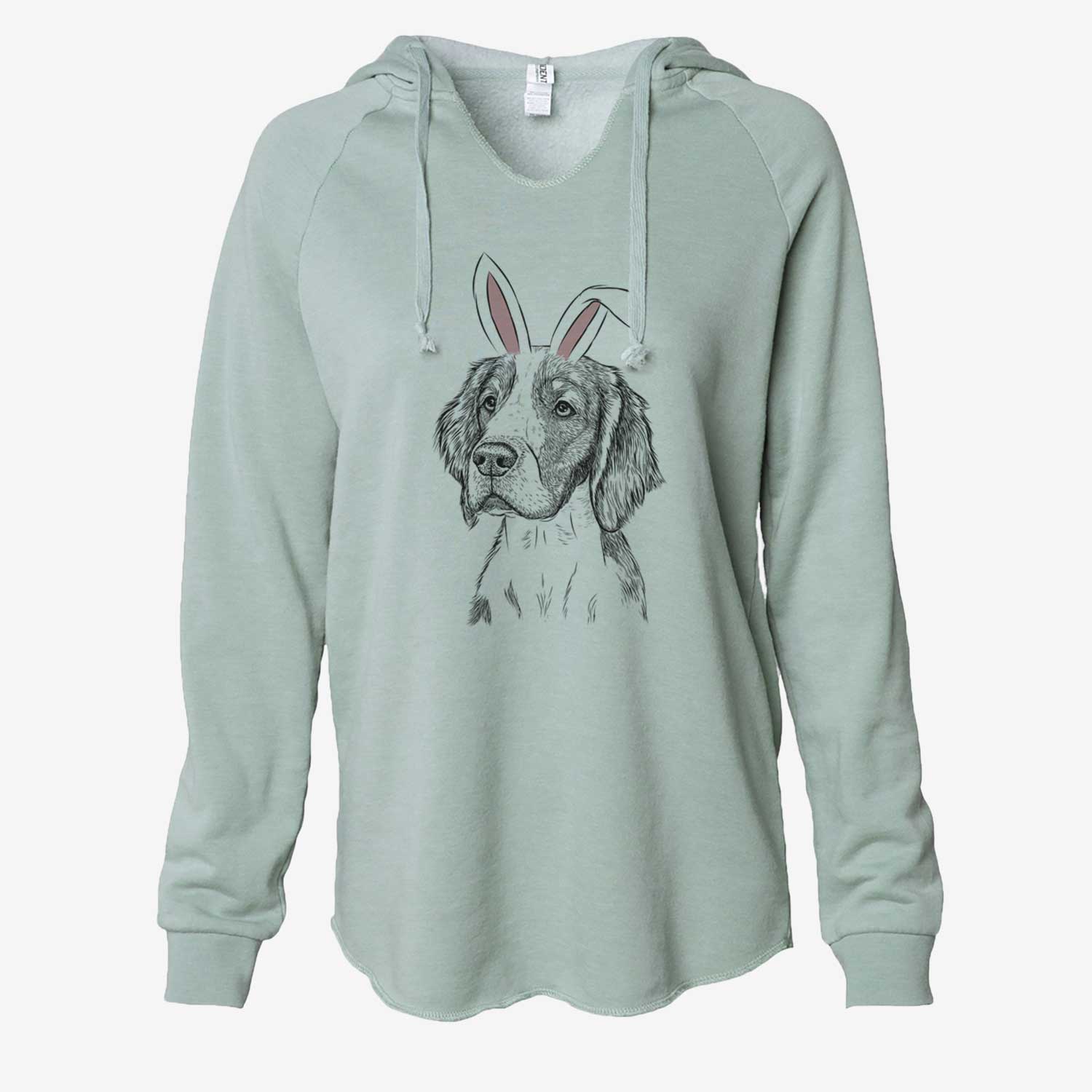 Easter Roxy the Welsh Springer Spaniel - Cali Wave Hooded Sweatshirt