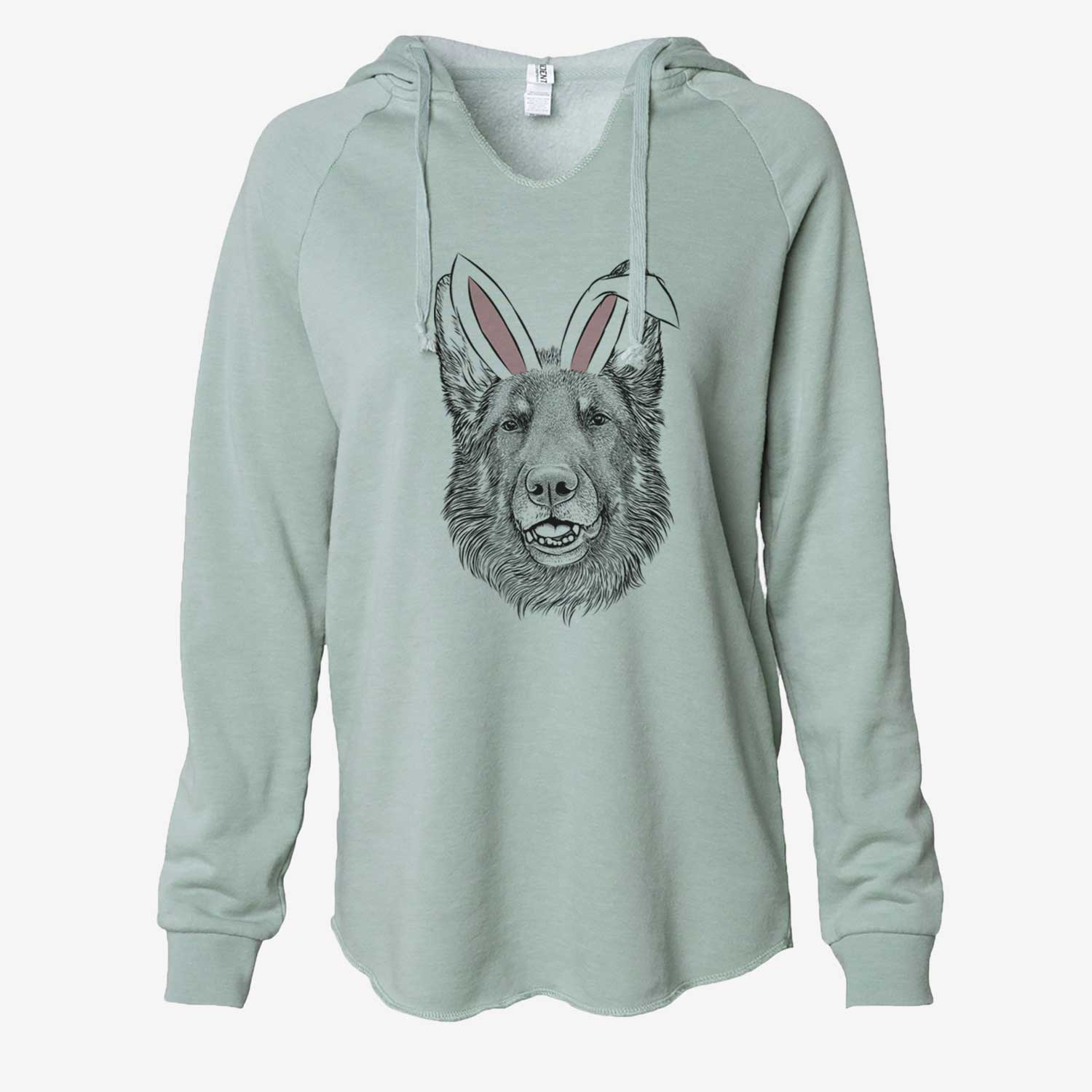Easter Sammie the German Shepherd - Cali Wave Hooded Sweatshirt