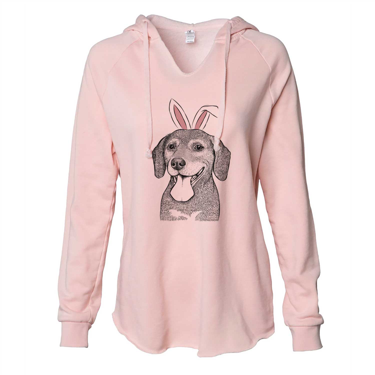 Easter Scarlett the Beagle - Cali Wave Hooded Sweatshirt