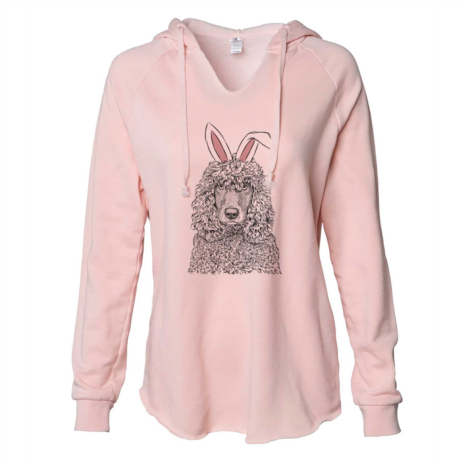 Easter Shilo the Irish Water Spaniel - Cali Wave Hooded Sweatshirt