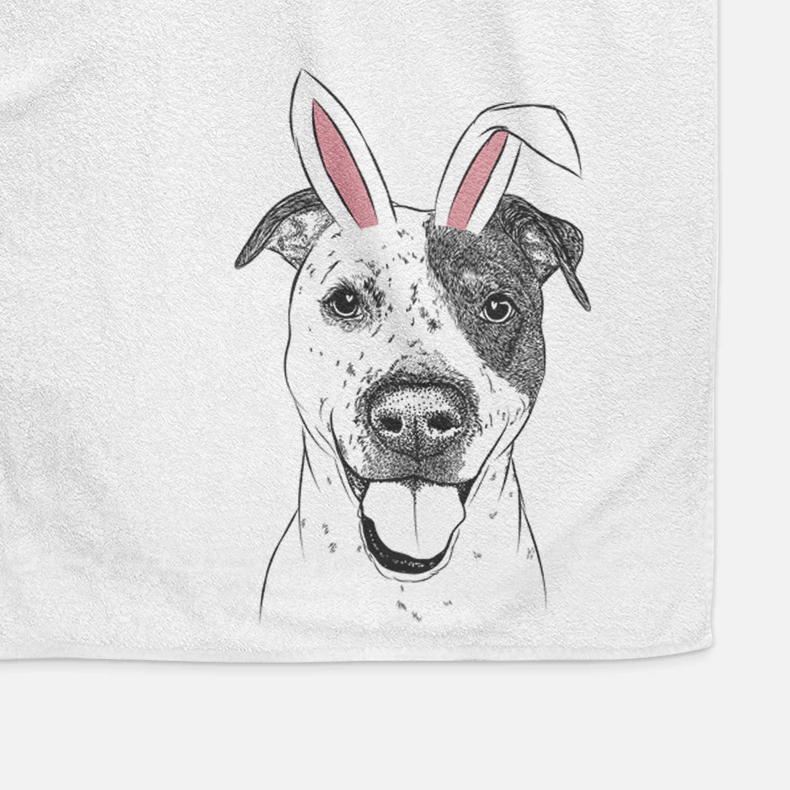 Simon the Mixed Breed Decorative Hand Towel