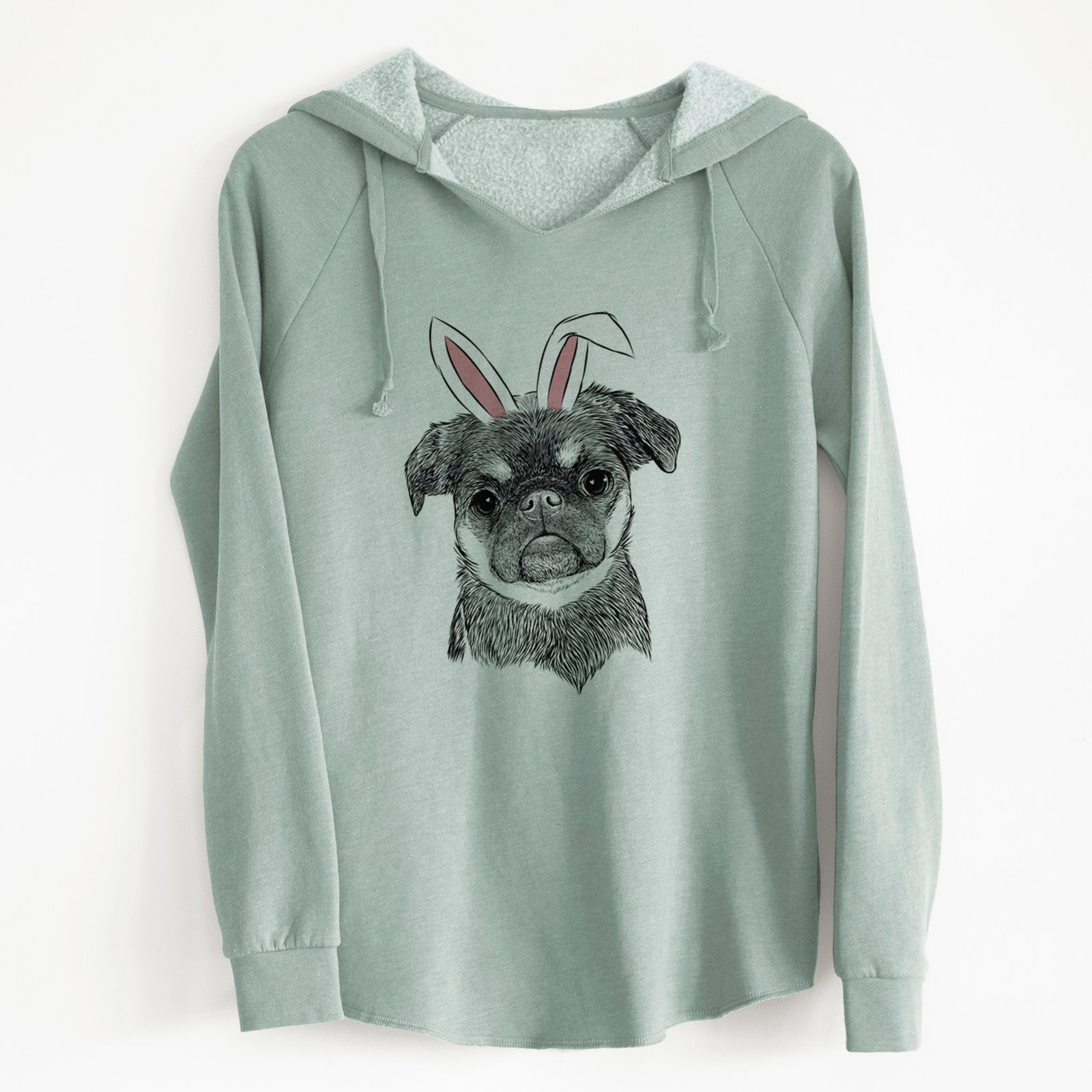 Easter Simone the Brussels Griffon - Cali Wave Hooded Sweatshirt