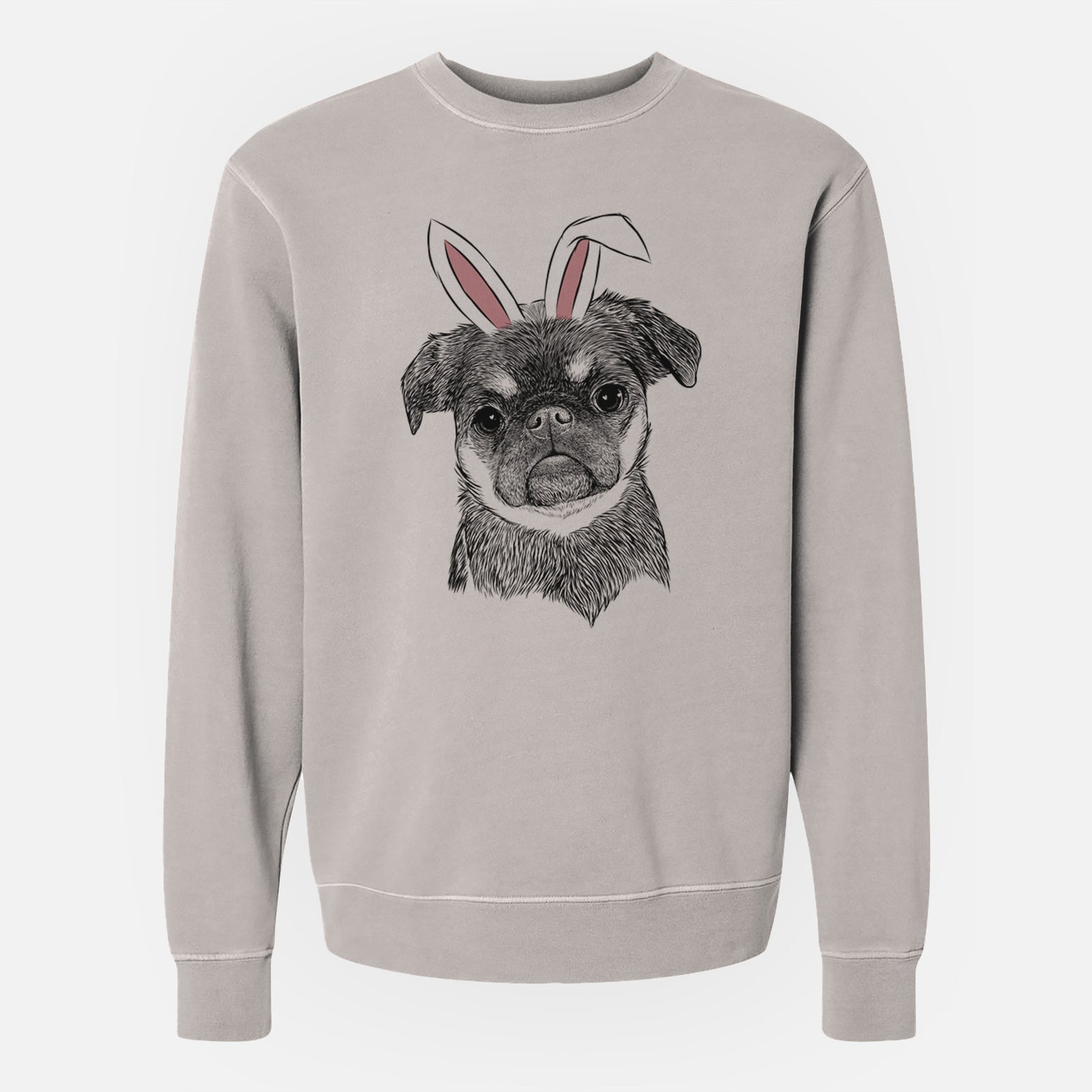 Easter Simone the Brussels Griffon - Unisex Pigment Dyed Crew Sweatshirt