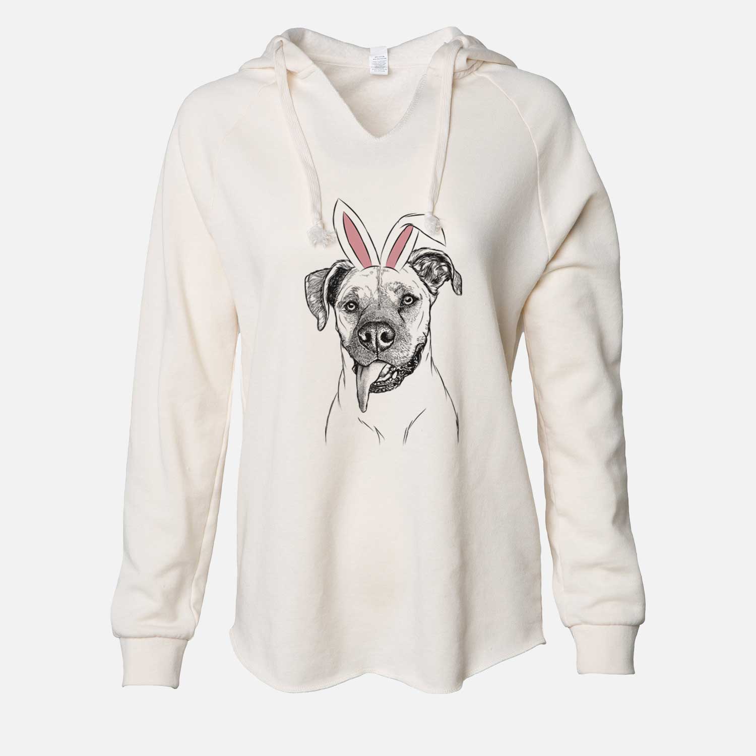 Easter Sir Jake the Boxer - Cali Wave Hooded Sweatshirt