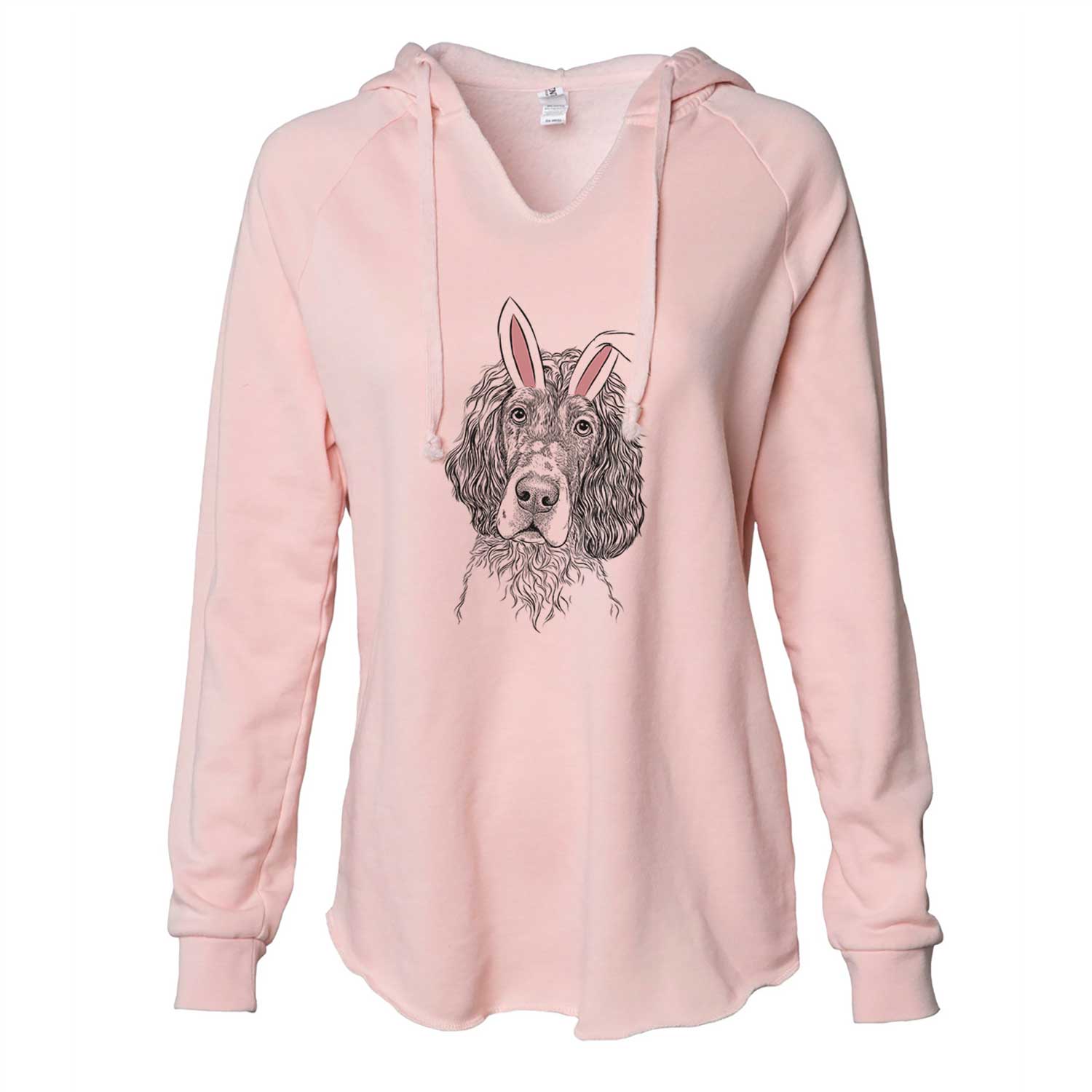 Easter Sir Rexford the Blue Belton English Setter - Cali Wave Hooded Sweatshirt