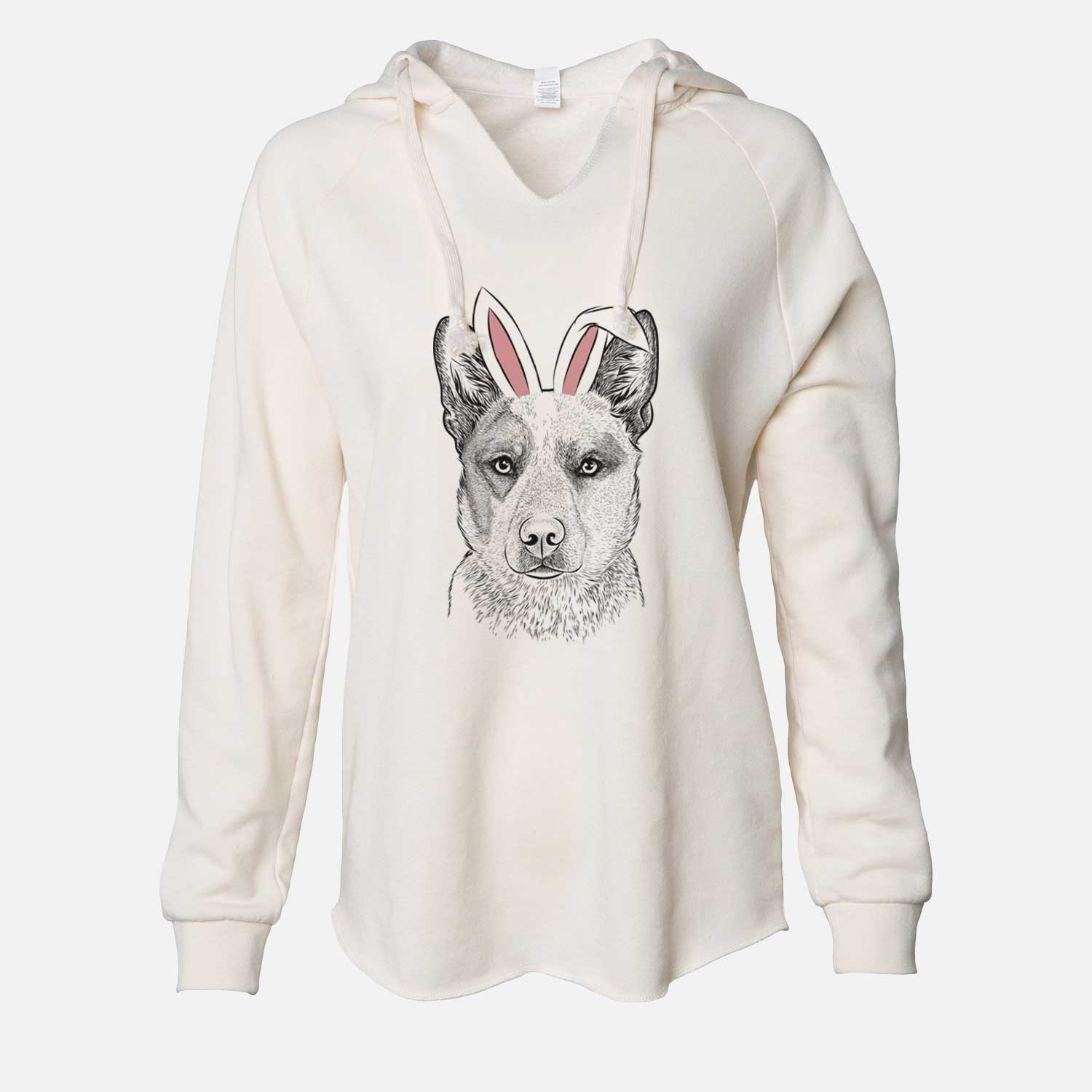 Easter Snap the Australian Cattle Dog - Cali Wave Hooded Sweatshirt