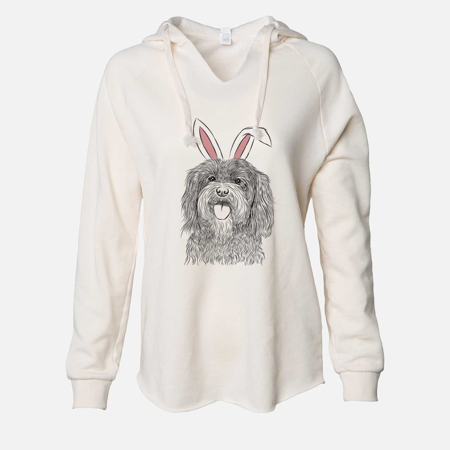 Easter Sophie the Havanese - Cali Wave Hooded Sweatshirt
