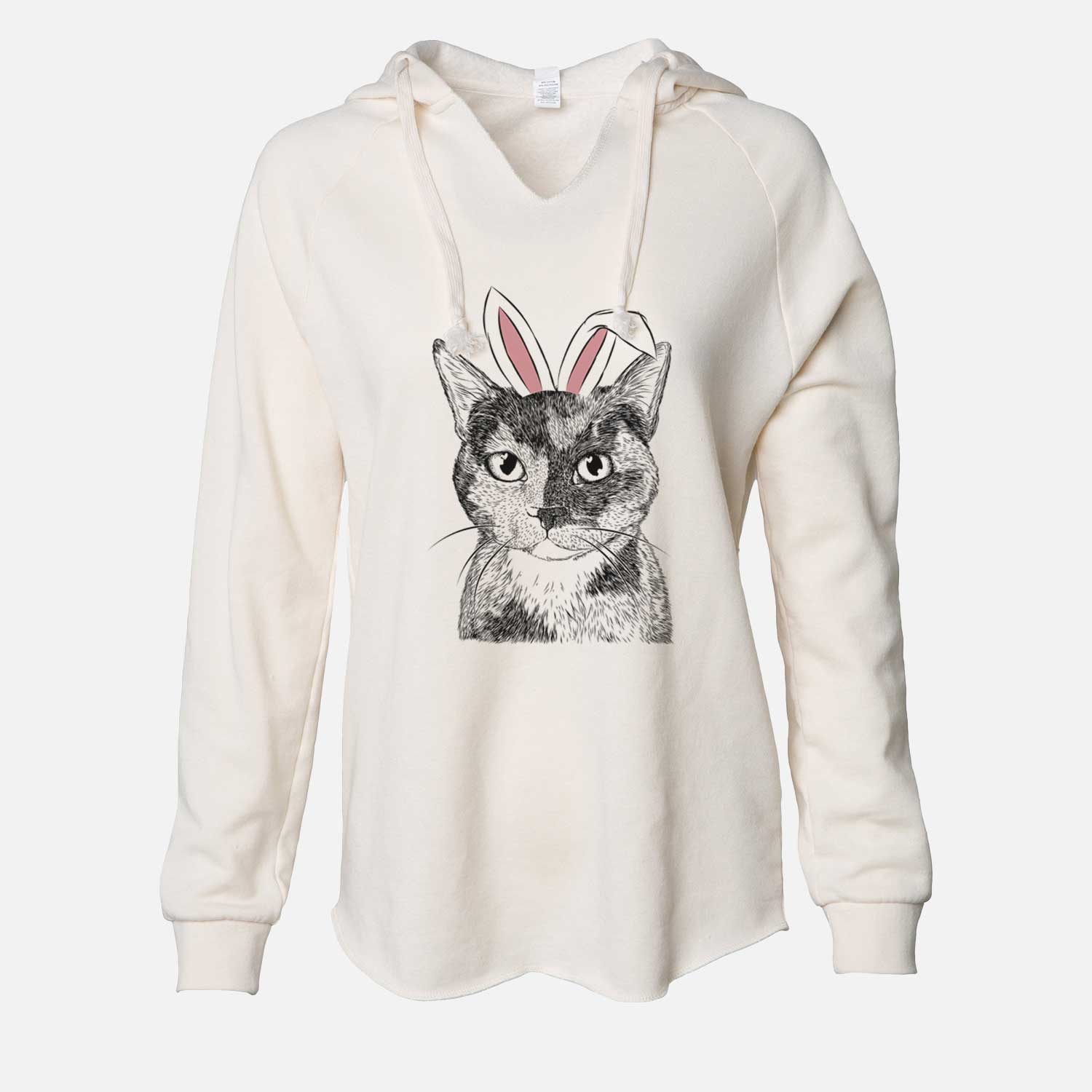 Easter Spooky Kitty the Tortoiseshell Cat - Cali Wave Hooded Sweatshirt