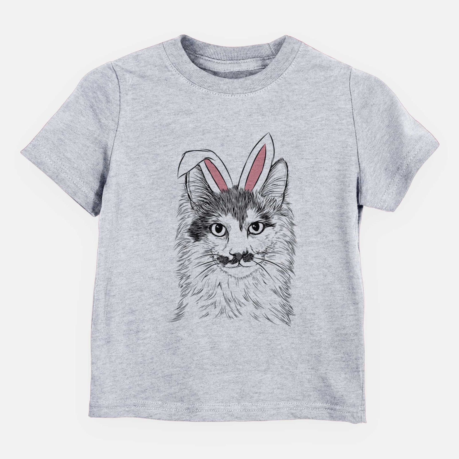 Easter Stache the Longhaired Mustard Cat - Kids/Youth/Toddler Shirt