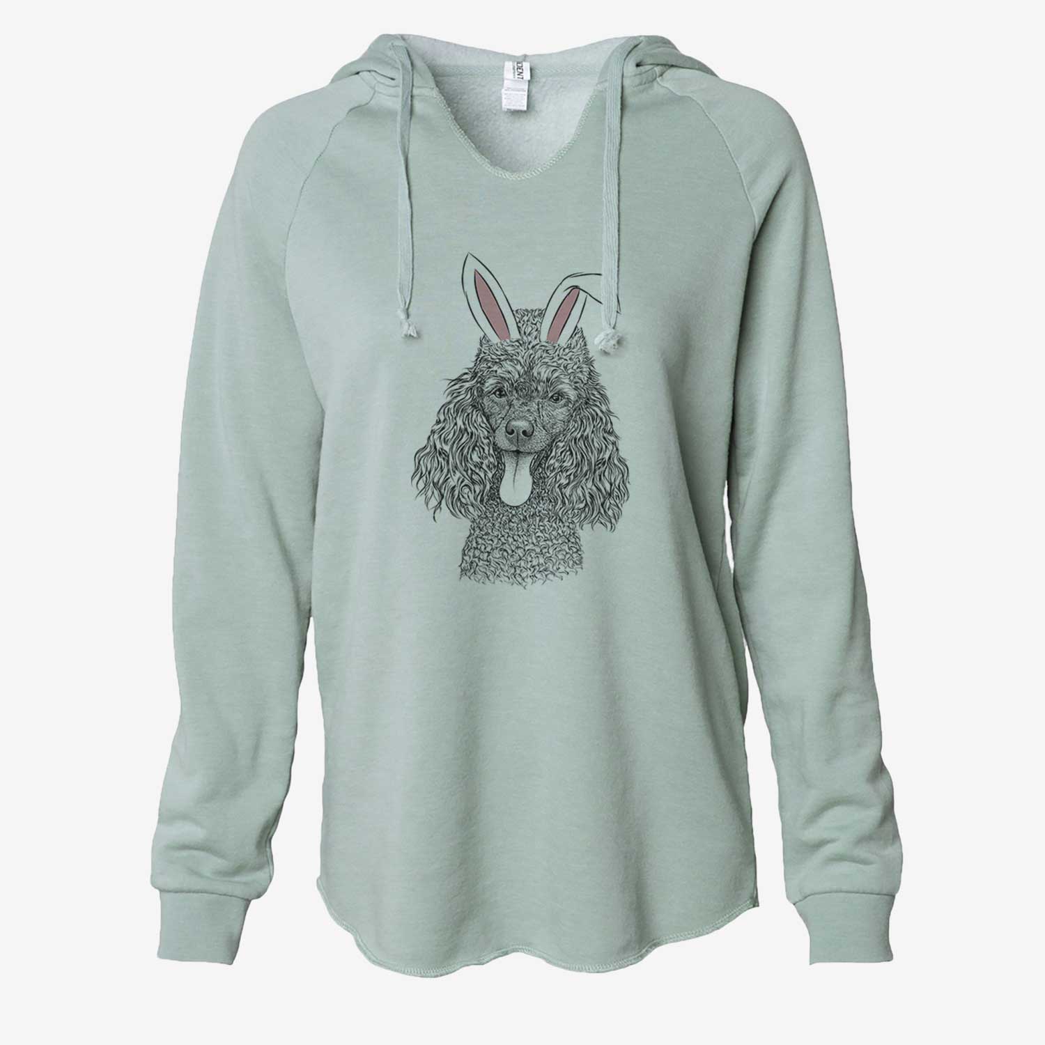 Easter Teddy the Mini Poodle - Cali Wave Hooded Sweatshirt