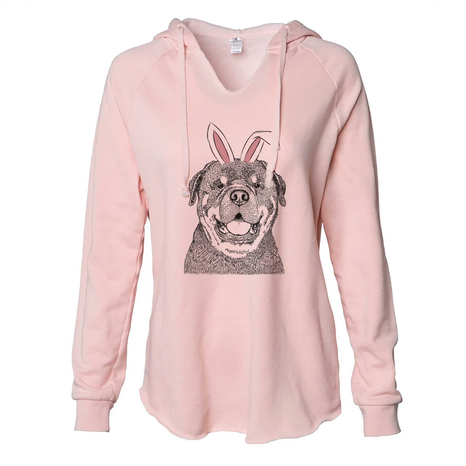 Easter Titan the Rottweiler - Cali Wave Hooded Sweatshirt