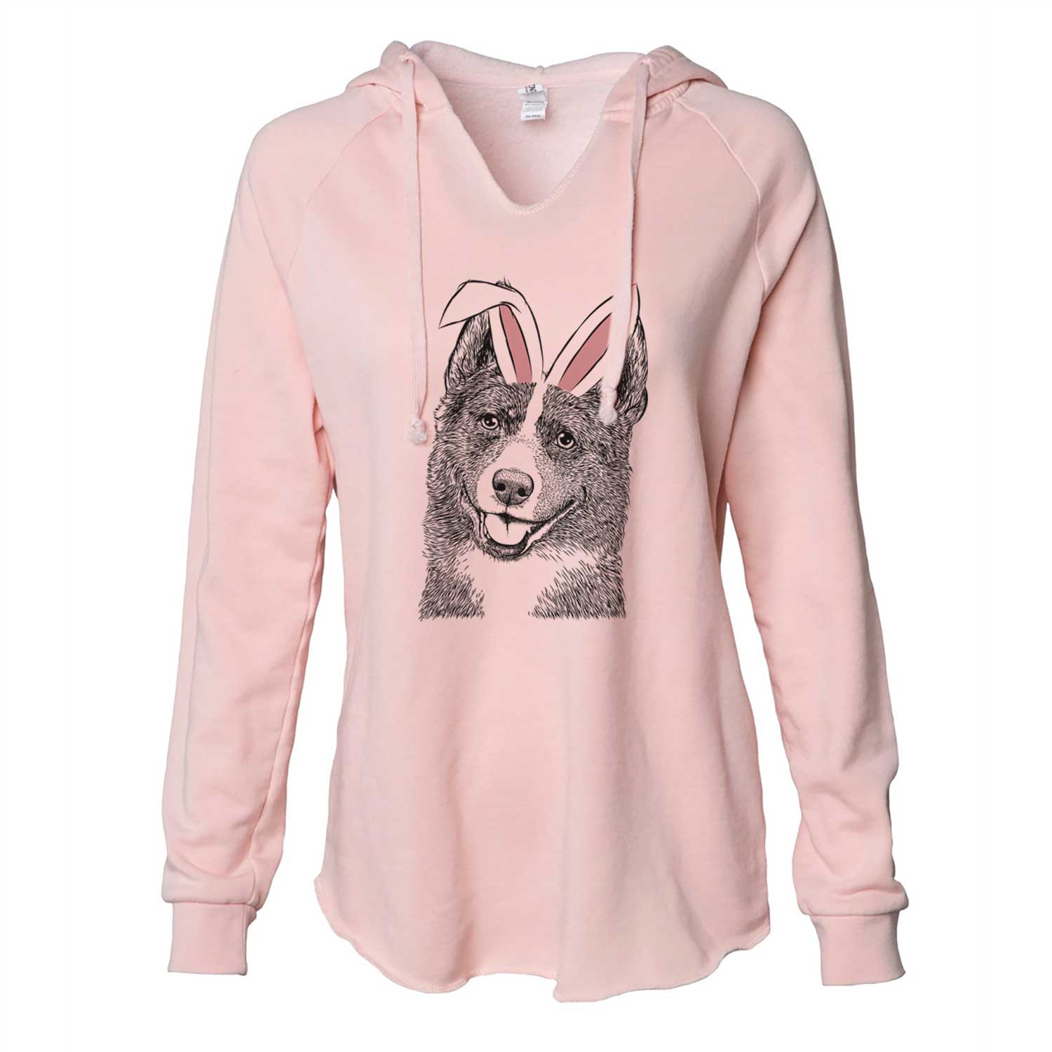 Easter Tosca the Karelian Bear Dog - Cali Wave Hooded Sweatshirt
