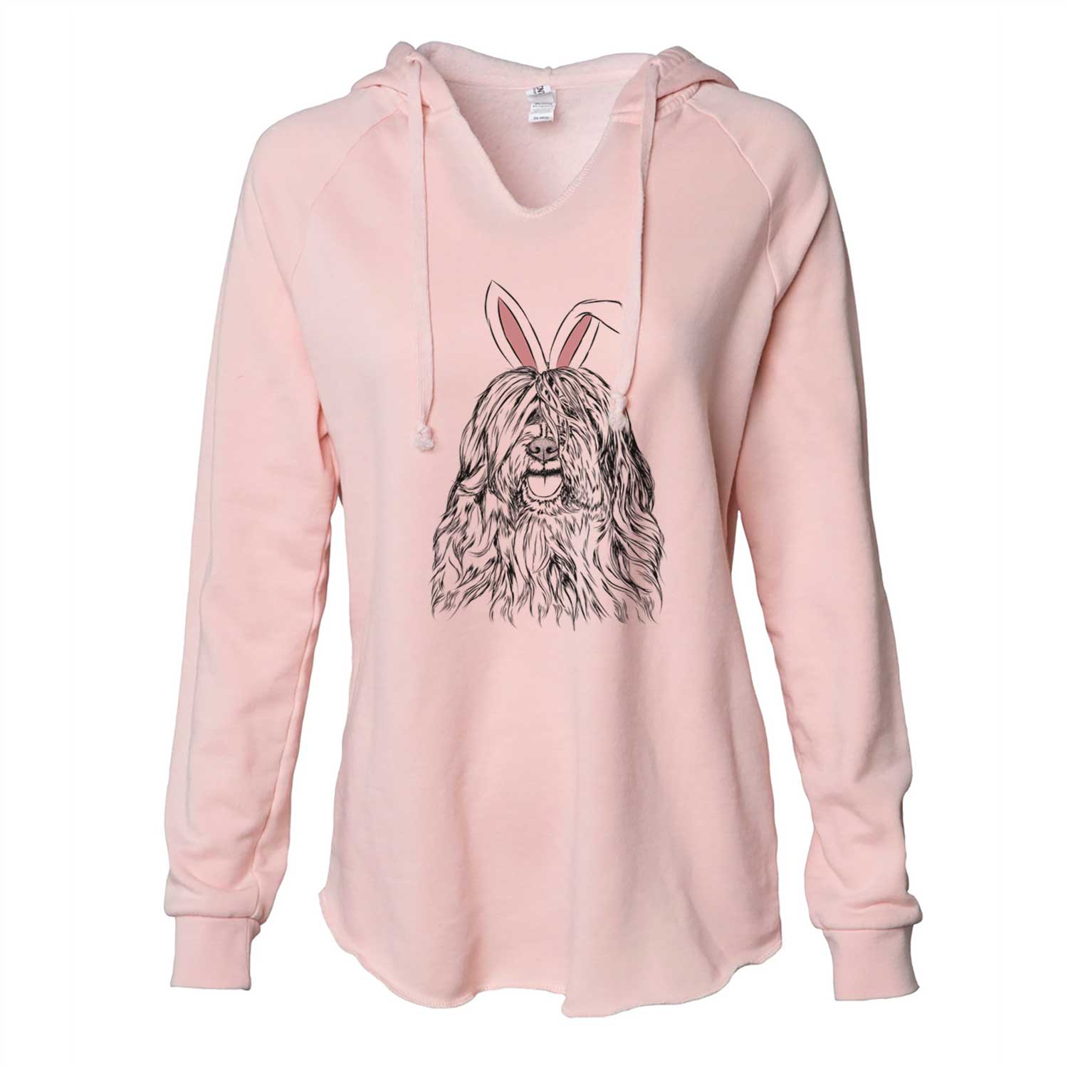 Easter Trinket the Tibetan Terrier - Cali Wave Hooded Sweatshirt