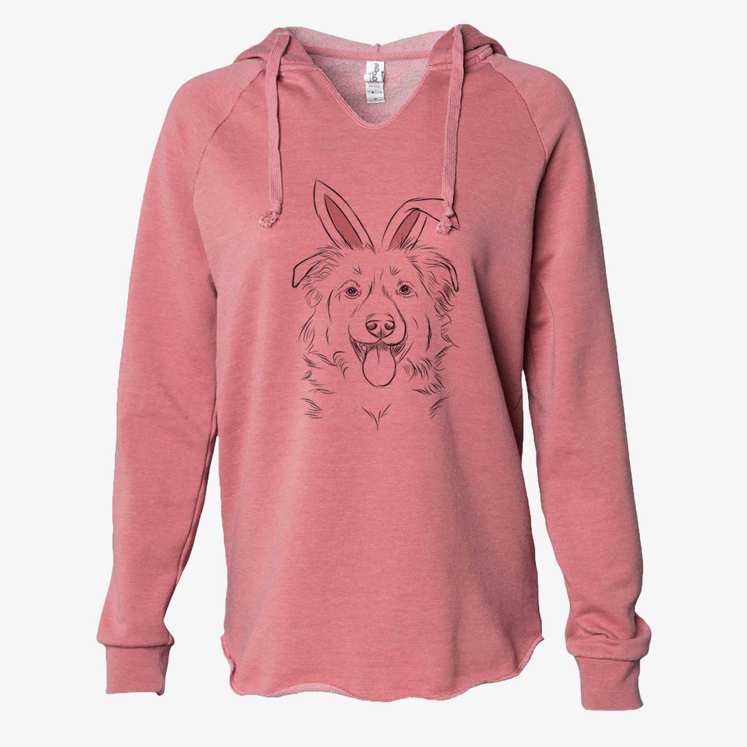 Easter Tucker the Collie Shepherd - Cali Wave Hooded Sweatshirt