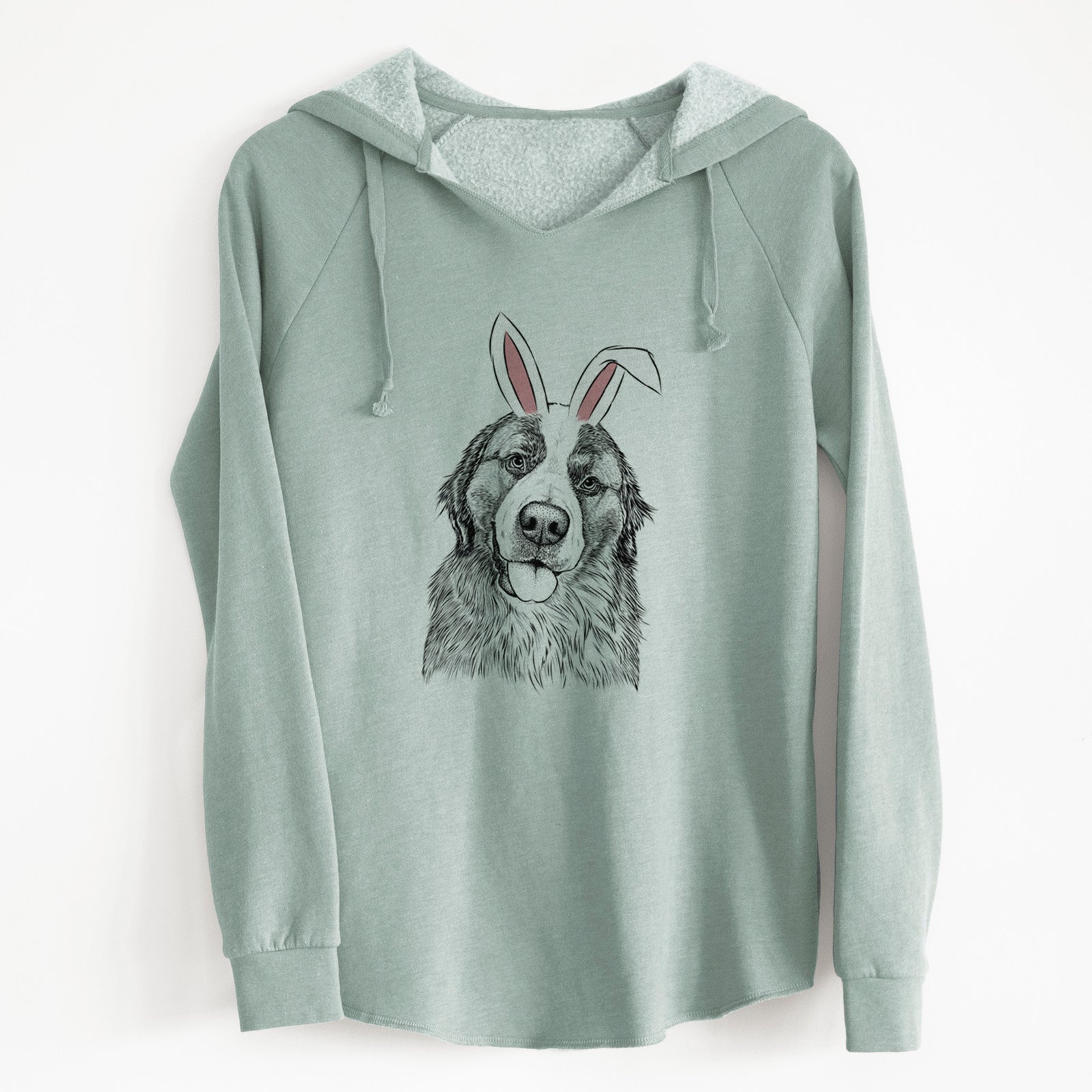 Easter Walter the Bernese Mountain Dog Mix - Cali Wave Hooded Sweatshirt