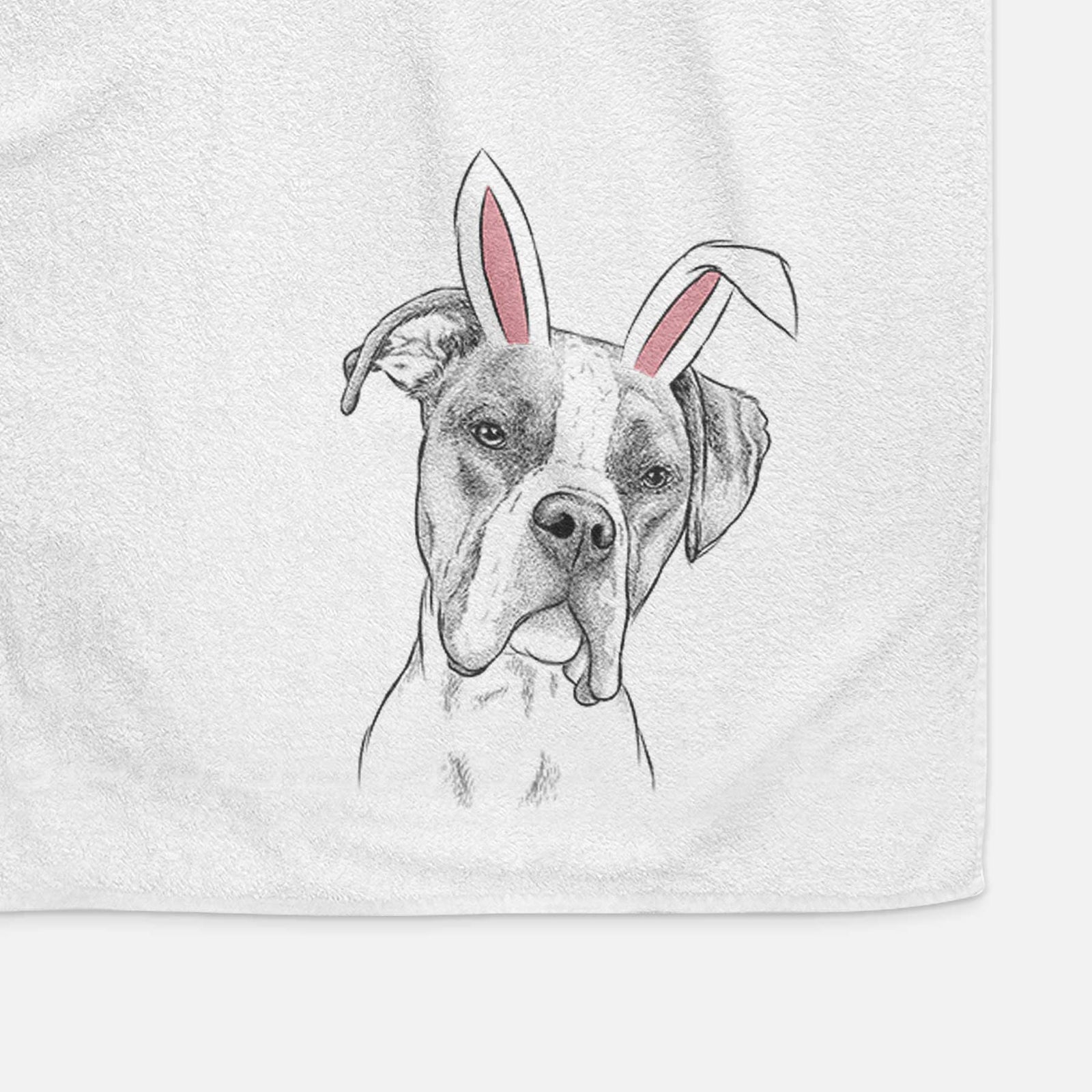 Winston the Boxer Decorative Hand Towel