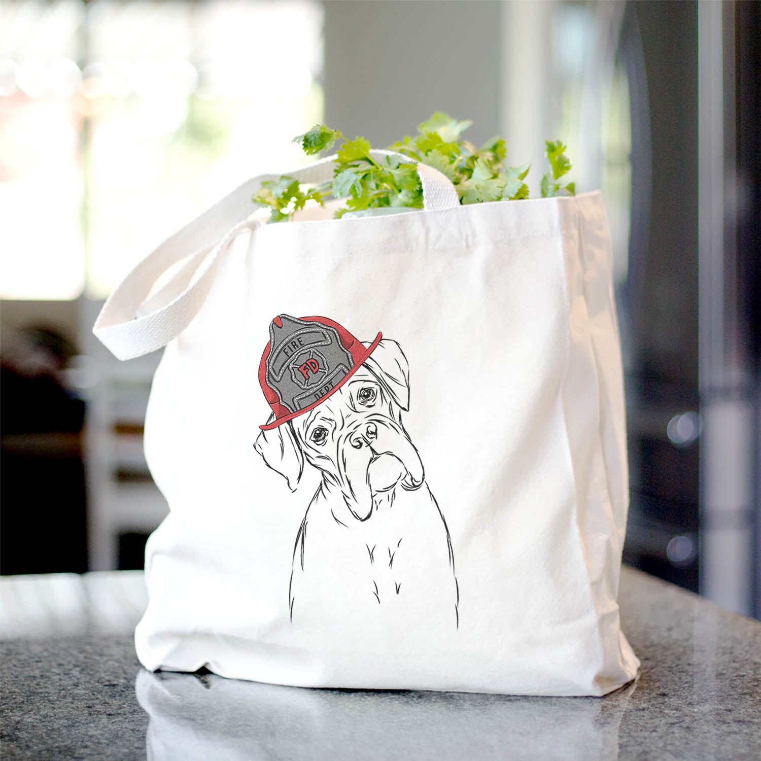 Cooper the Boxer - Tote Bag