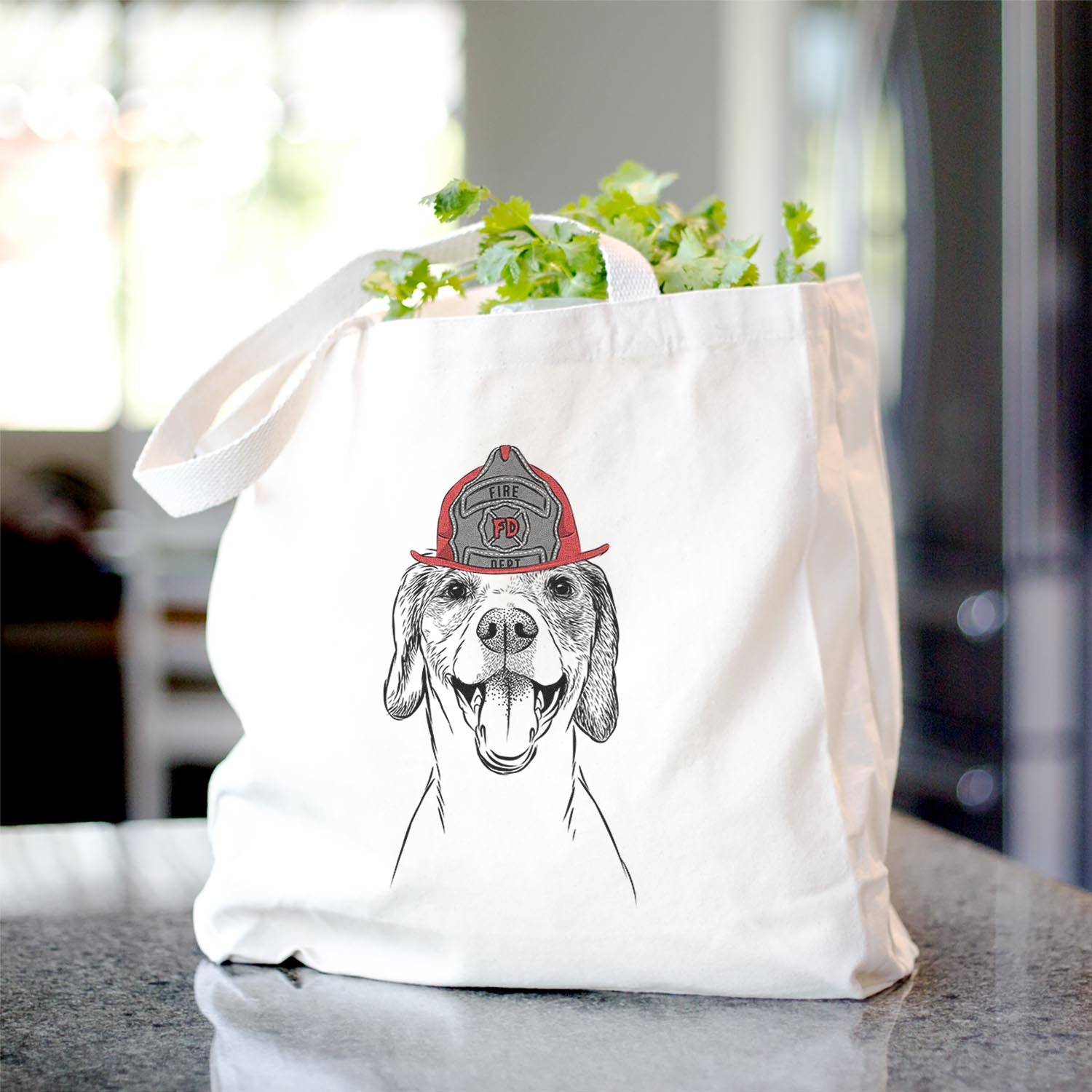 Obi the Beagle Mix - Tote Bag