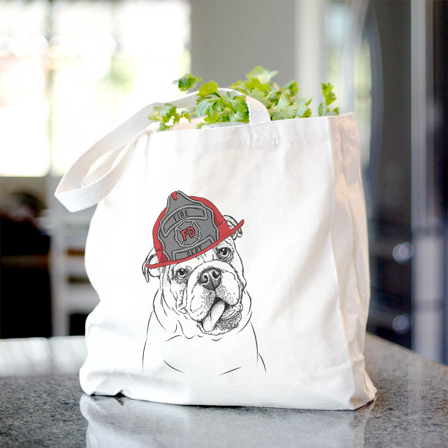 Benson the English Bulldog - Tote Bag