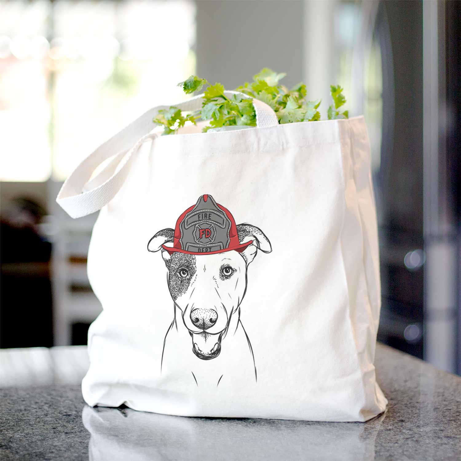 Bucky the Mixed Breed - Tote Bag