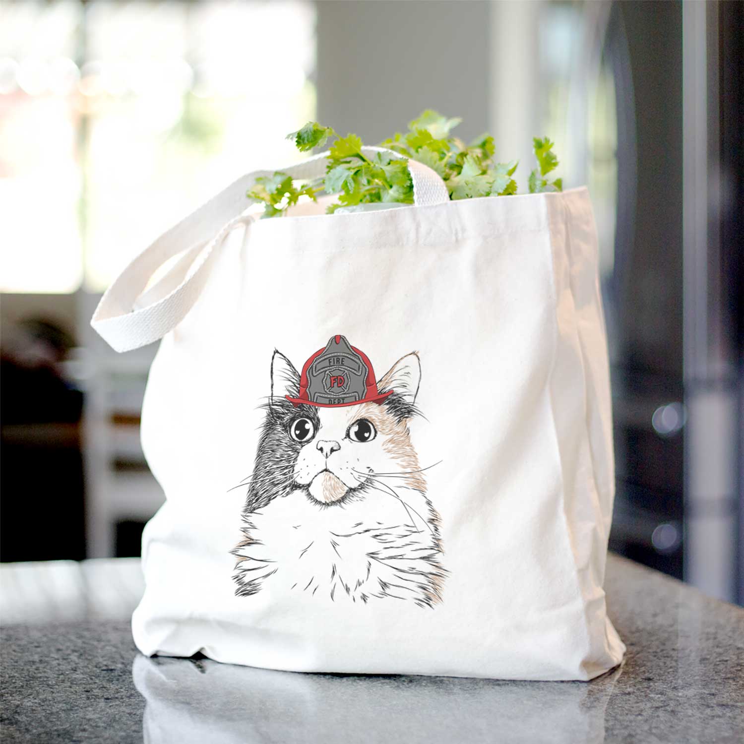 Greta the Calico Cat - Tote Bag