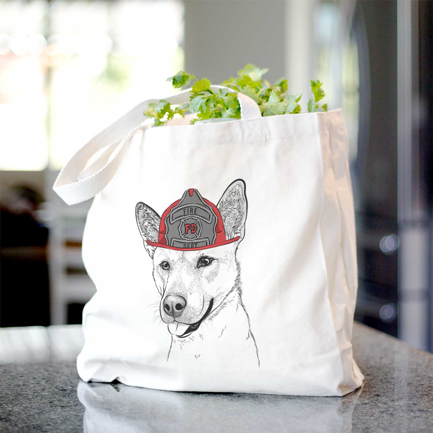 Kulfi the Jindo Shiba Inu Mix - Tote Bag