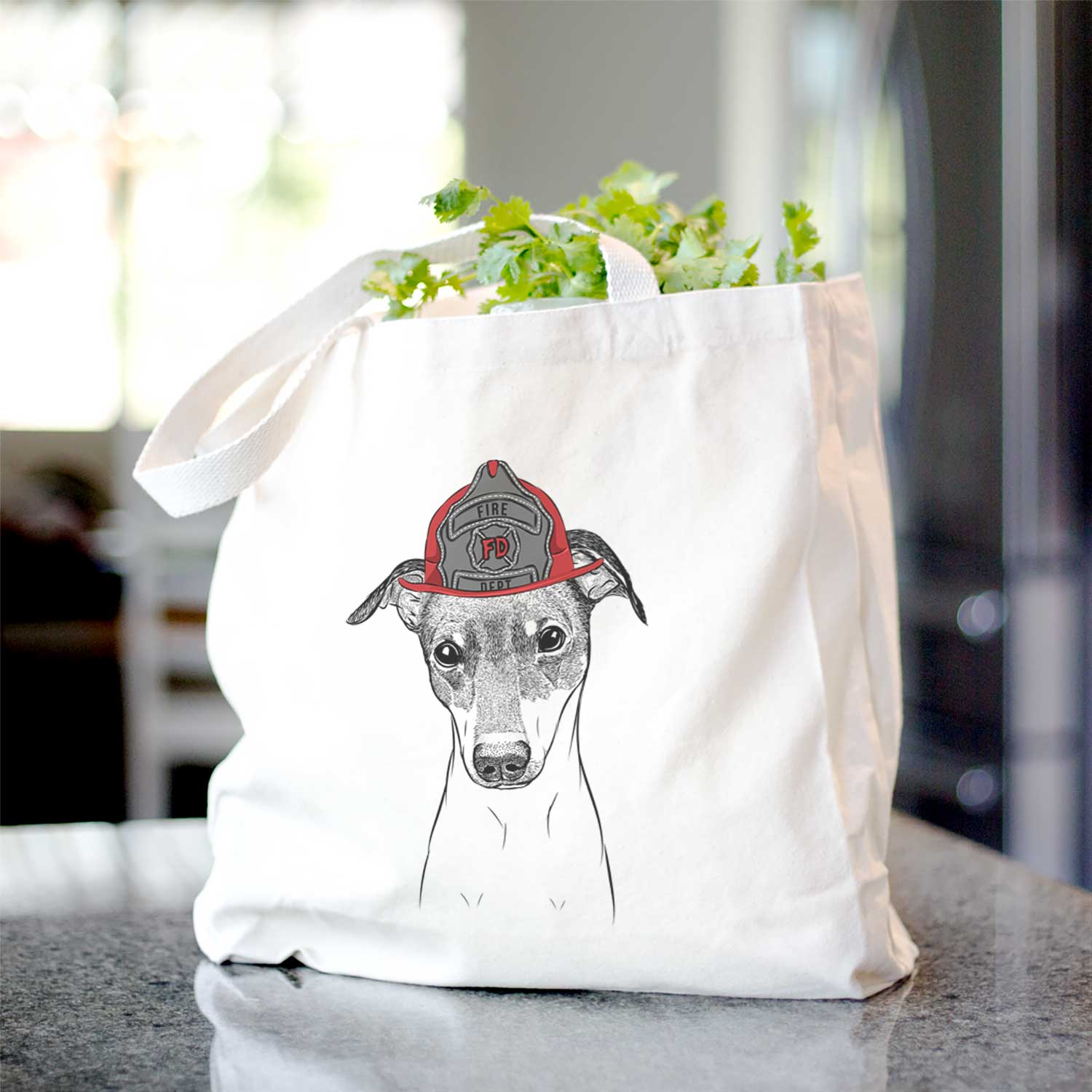 Momo the Japanese Terrier - Tote Bag